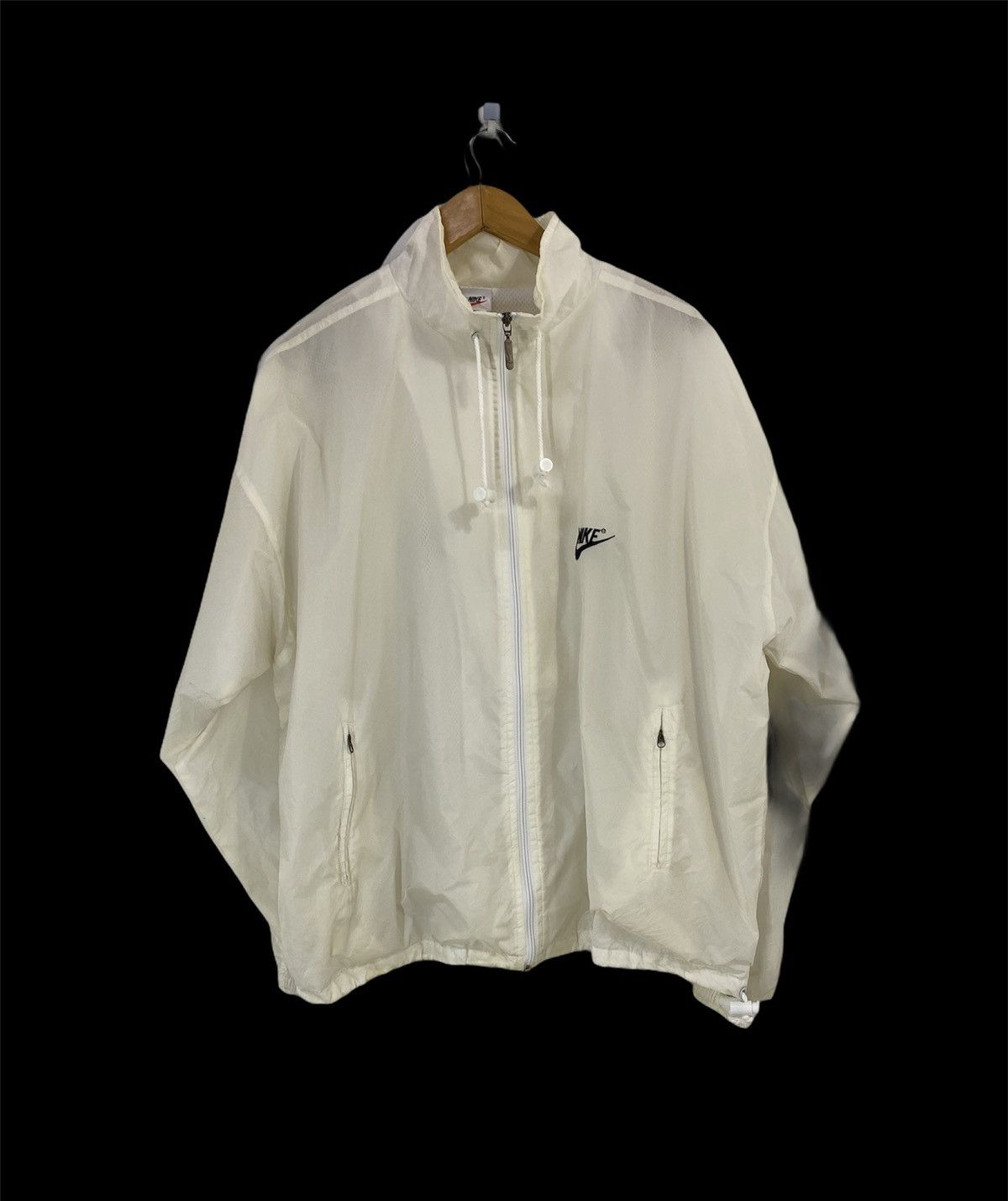 Nike Vintage Nike Swoosh Windbreaker Jacket Big Logo Design Size US M / EU 48-50 / 2 - 2 Thumbnail