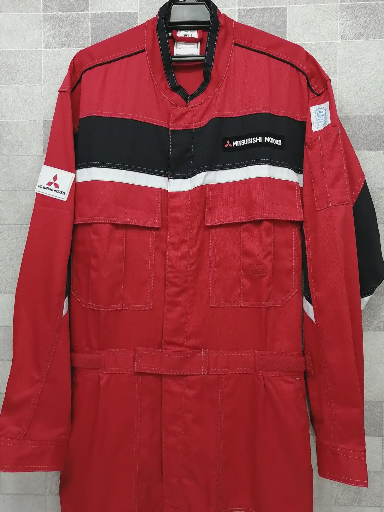 Sports Specialties 🔥VINTAGE 90’s! MITSUBISHI RALLIART Pit Crew Coverall Size US 34 / EU 50 - 1 Thumbnail