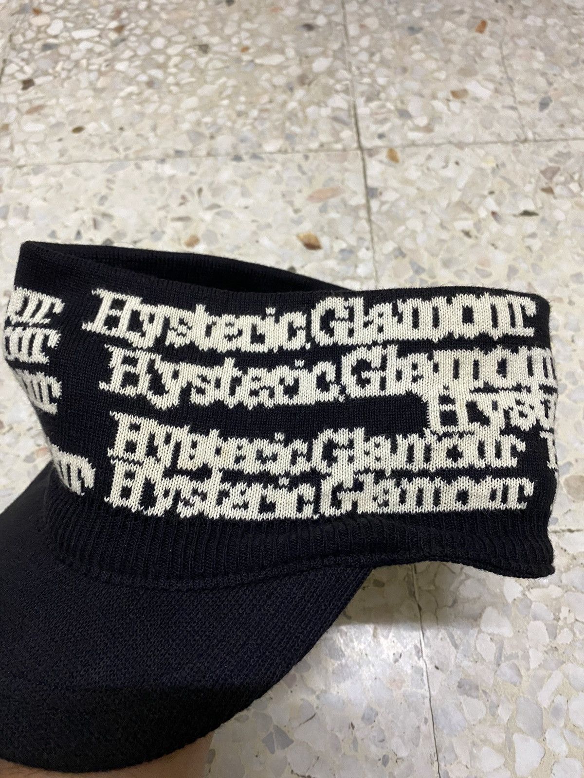 Hysteric Glamour Vintage Hysteric Glamour Monogram Visor Cap Rare Design Size ONE SIZE - 3 Thumbnail