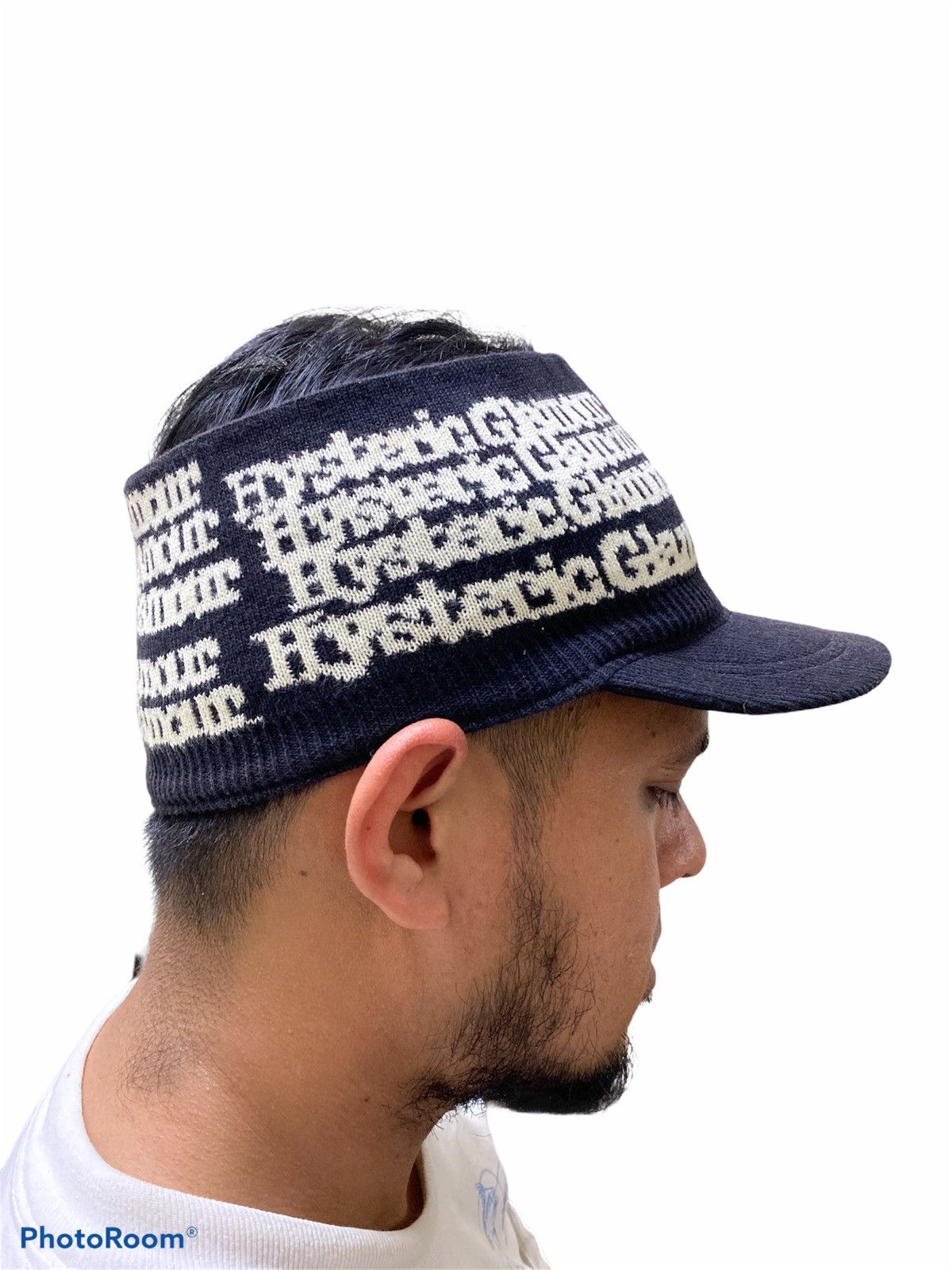 Hysteric Glamour Vintage Hysteric Glamour Monogram Visor Cap Rare Design Size ONE SIZE - 6 Thumbnail