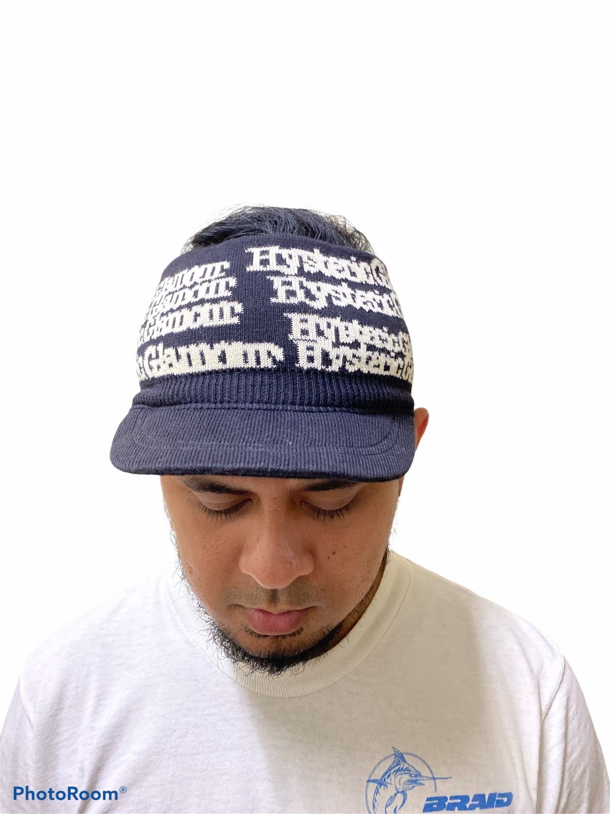 Hysteric Glamour Vintage Hysteric Glamour Monogram Visor Cap Rare Design Size ONE SIZE - 7 Thumbnail