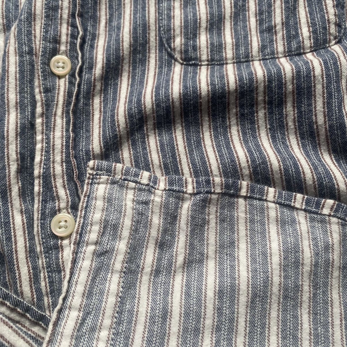 Kansai Yamamoto Kansai Jeans cotton stripes shirt Size US L / EU 52-54 / 3 - 5 Thumbnail