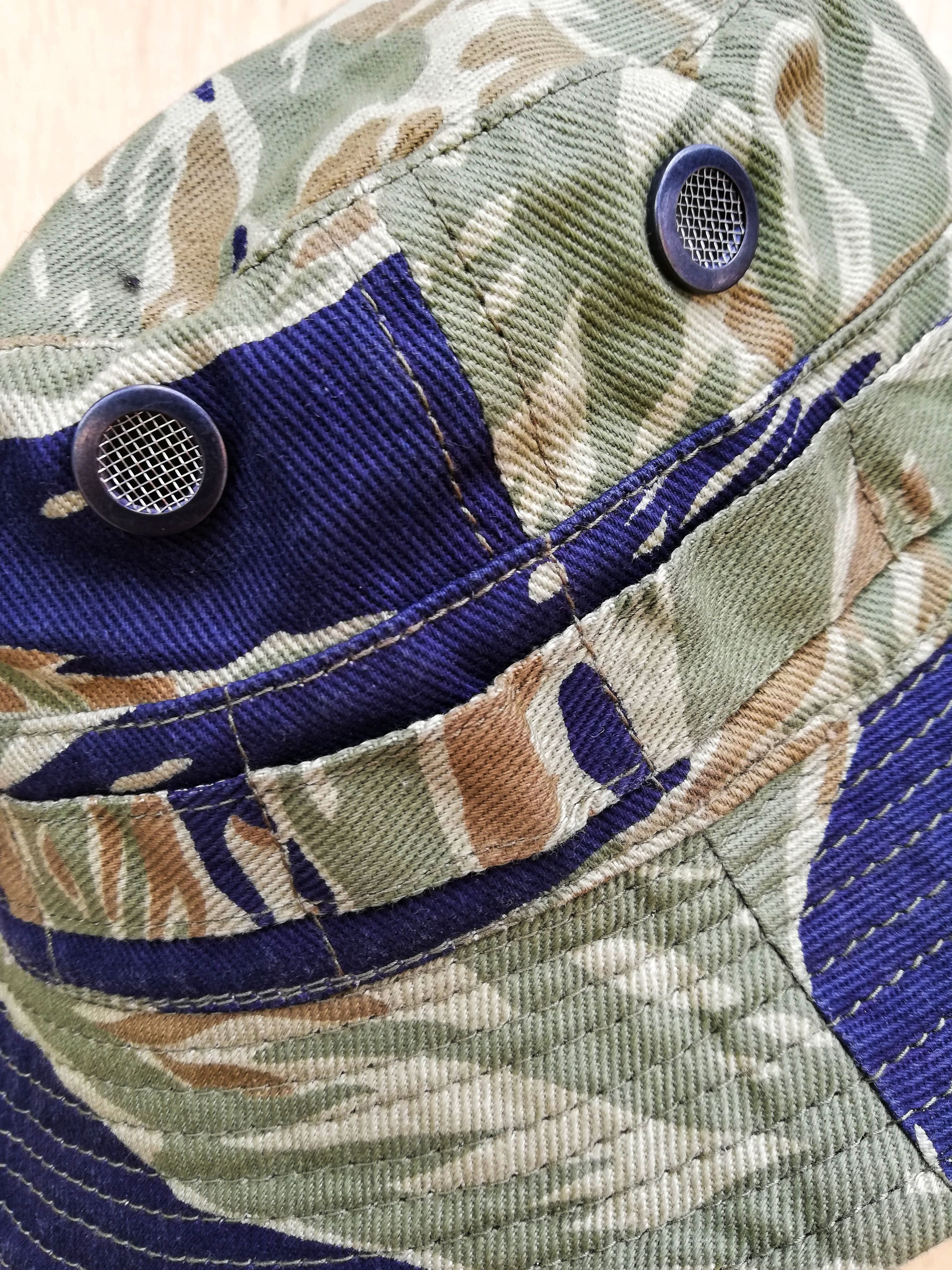 Vintage 🔥Military Tiger 🐅 Stripe Bucket Hat Inspired By Wtaps🔥 Size ONE SIZE - 7 Thumbnail