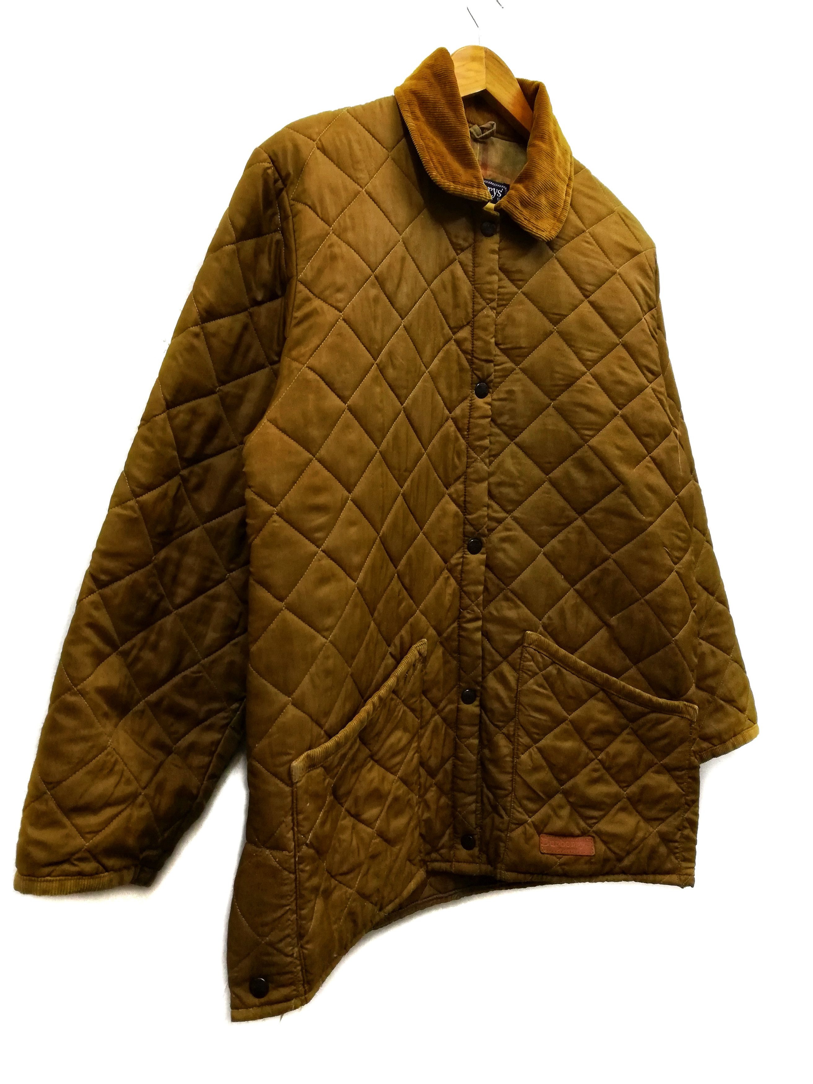 Burberry × Vintage 🔥Burberrys Regd Diamond Quilted Button Jacket Nylon🔥 Size US M / EU 48-50 / 2 - 2 Thumbnail