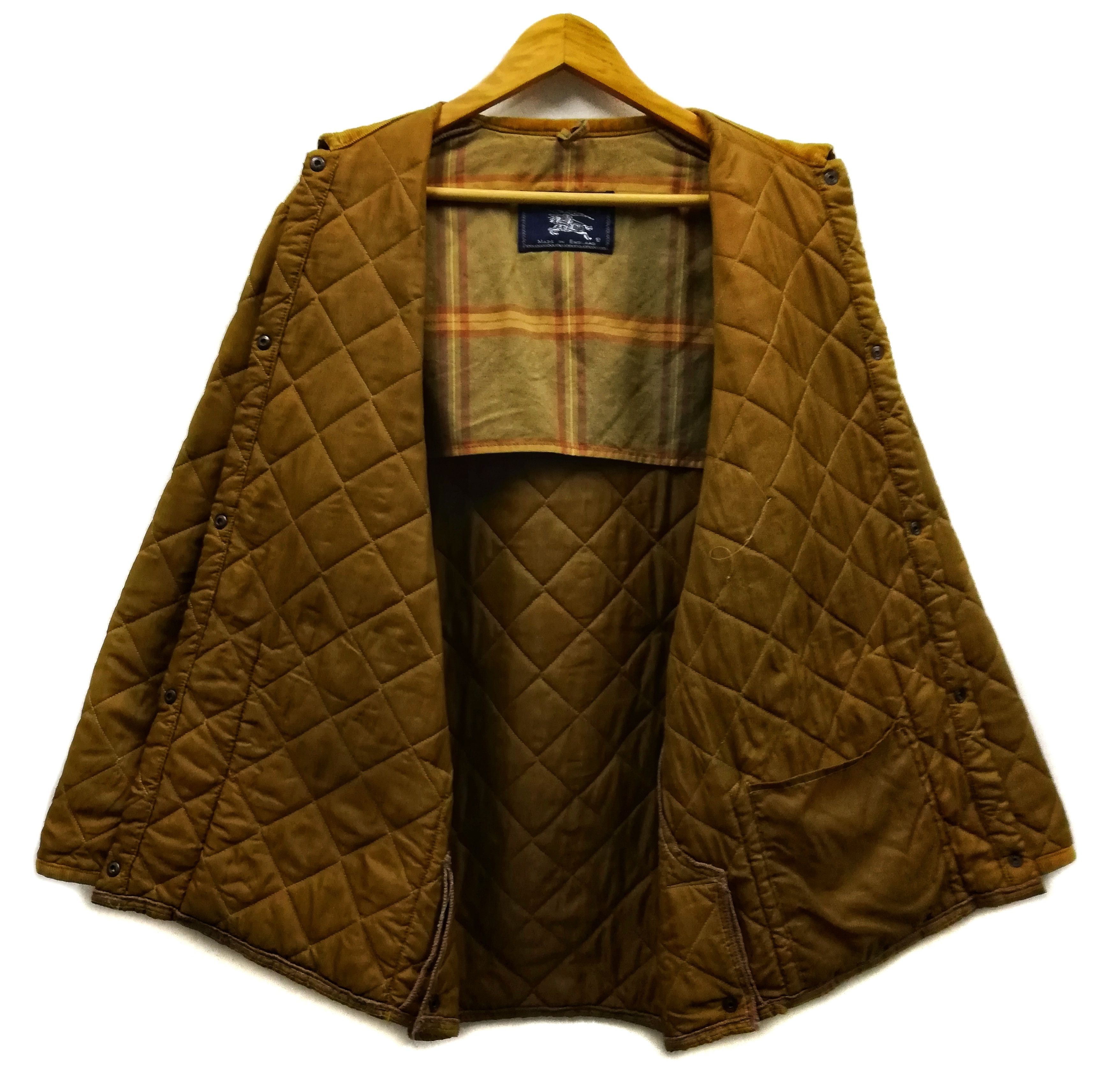 Burberry × Vintage 🔥Burberrys Regd Diamond Quilted Button Jacket Nylon🔥 Size US M / EU 48-50 / 2 - 5 Thumbnail
