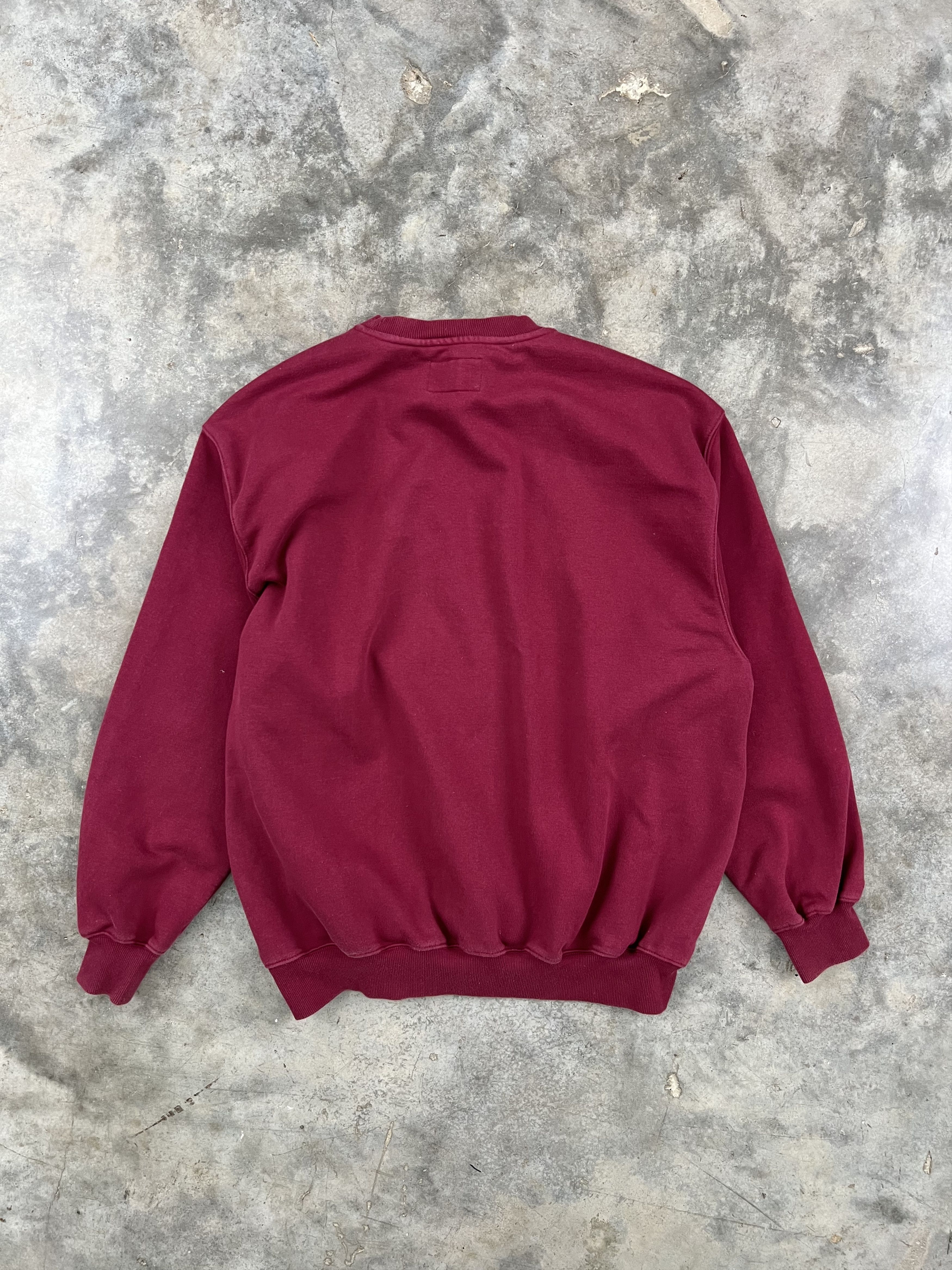 Carhartt Wip Carhartt W.I.P x PACCBET Burgundy Embroidered Sweatshirt 🥣 Size US M / EU 48-50 / 2 - 3 Thumbnail