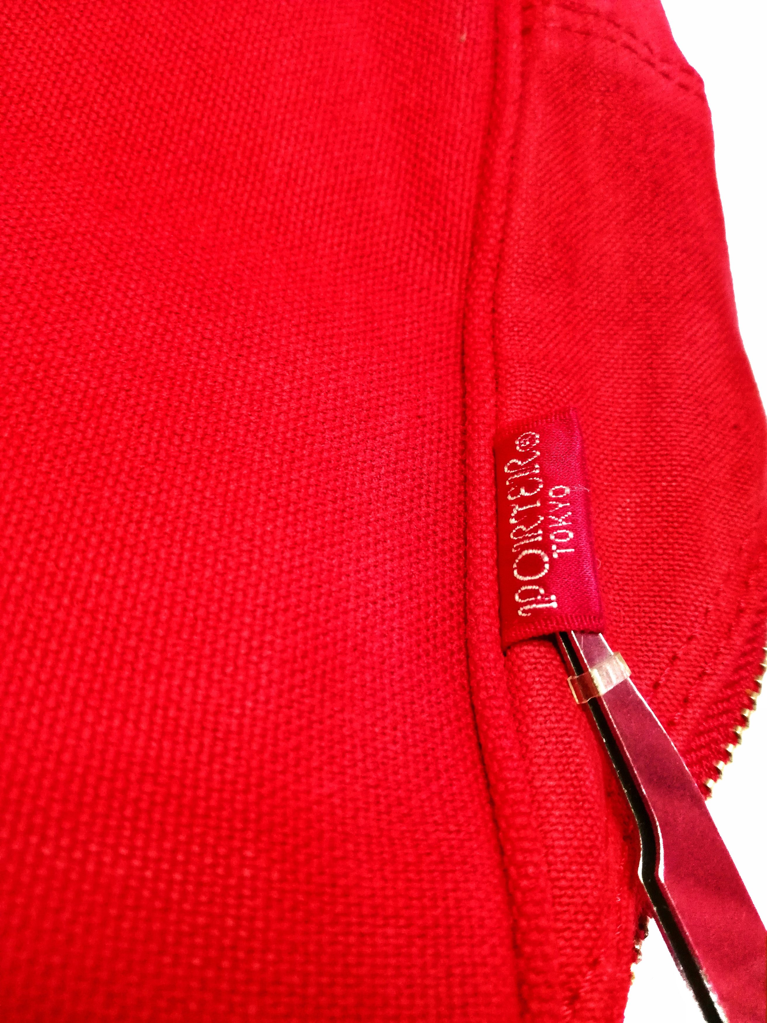 Head Porter × Porter 🔥PORTER Handbag / Second Bag / Handle Leather / Canvas🔥 Size ONE SIZE - 17 Thumbnail