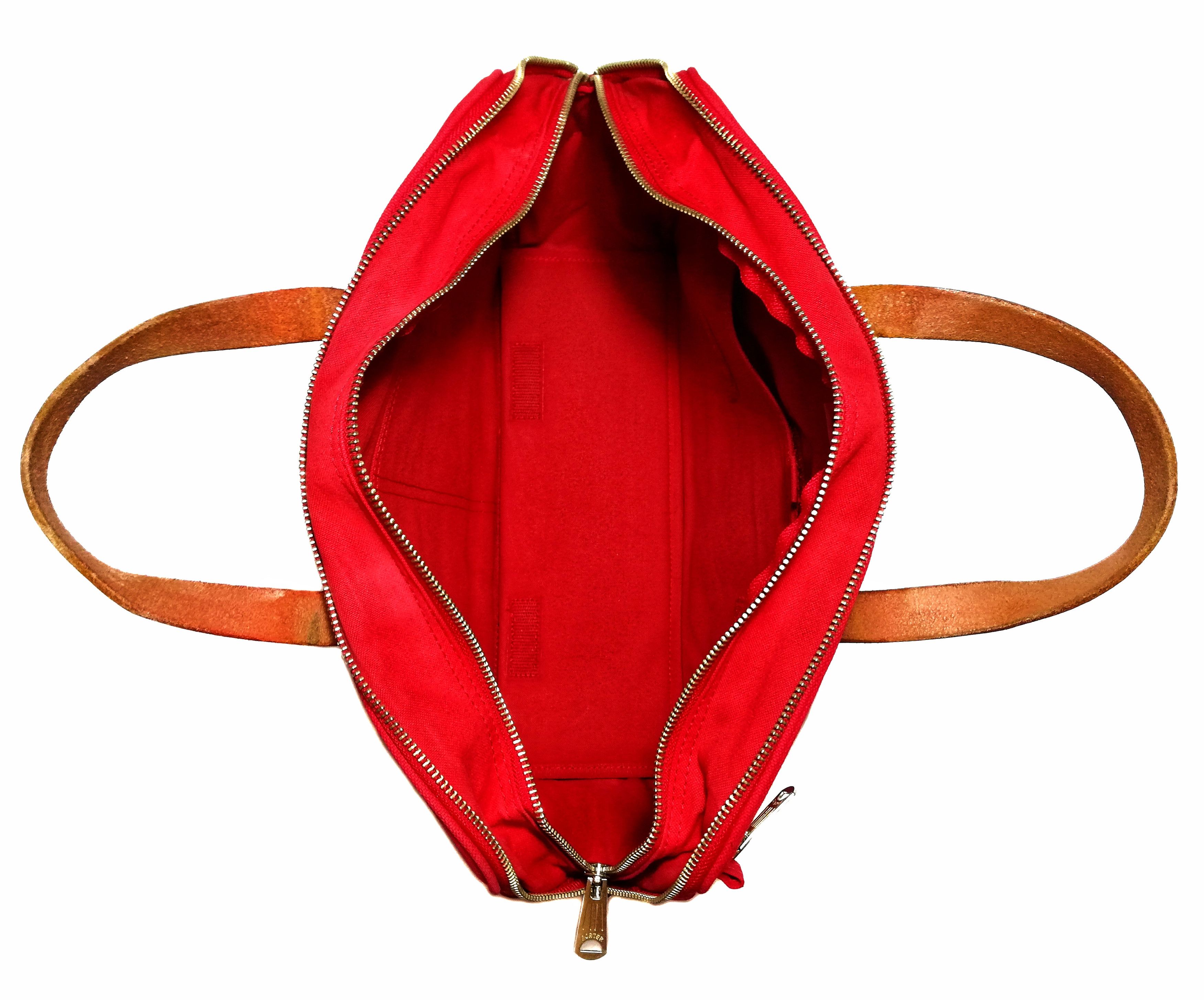 Head Porter × Porter 🔥PORTER Handbag / Second Bag / Handle Leather / Canvas🔥 Size ONE SIZE - 14 Thumbnail