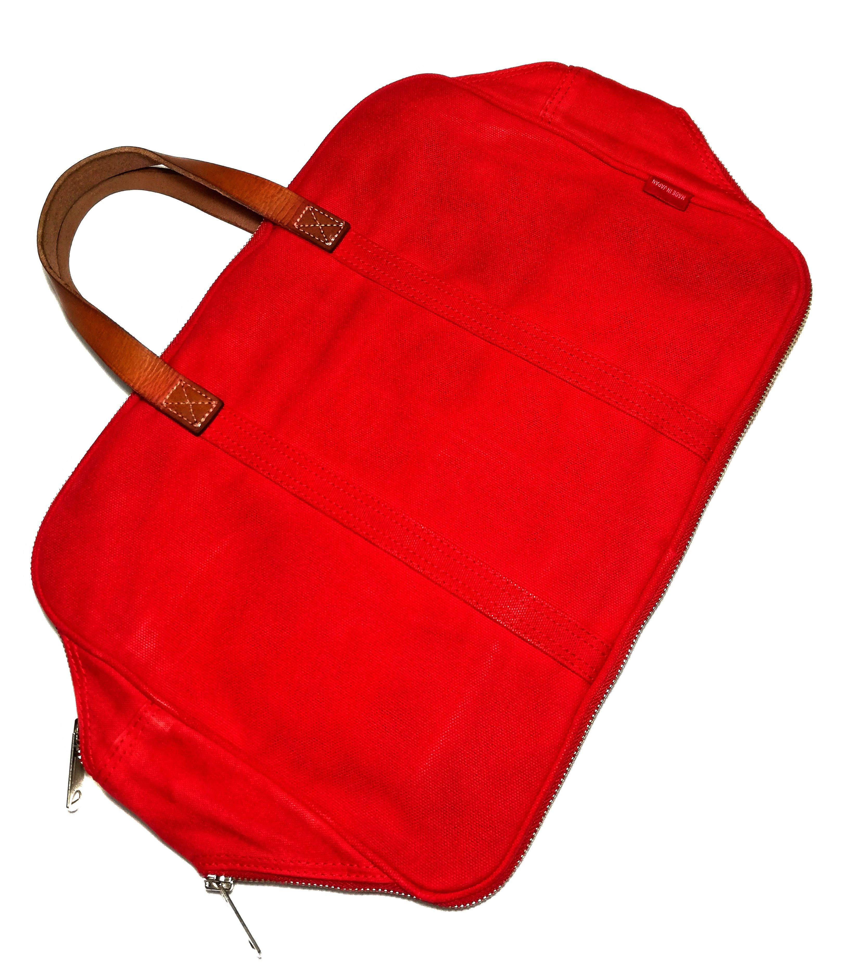 Head Porter × Porter 🔥PORTER Handbag / Second Bag / Handle Leather / Canvas🔥 Size ONE SIZE - 4 Thumbnail
