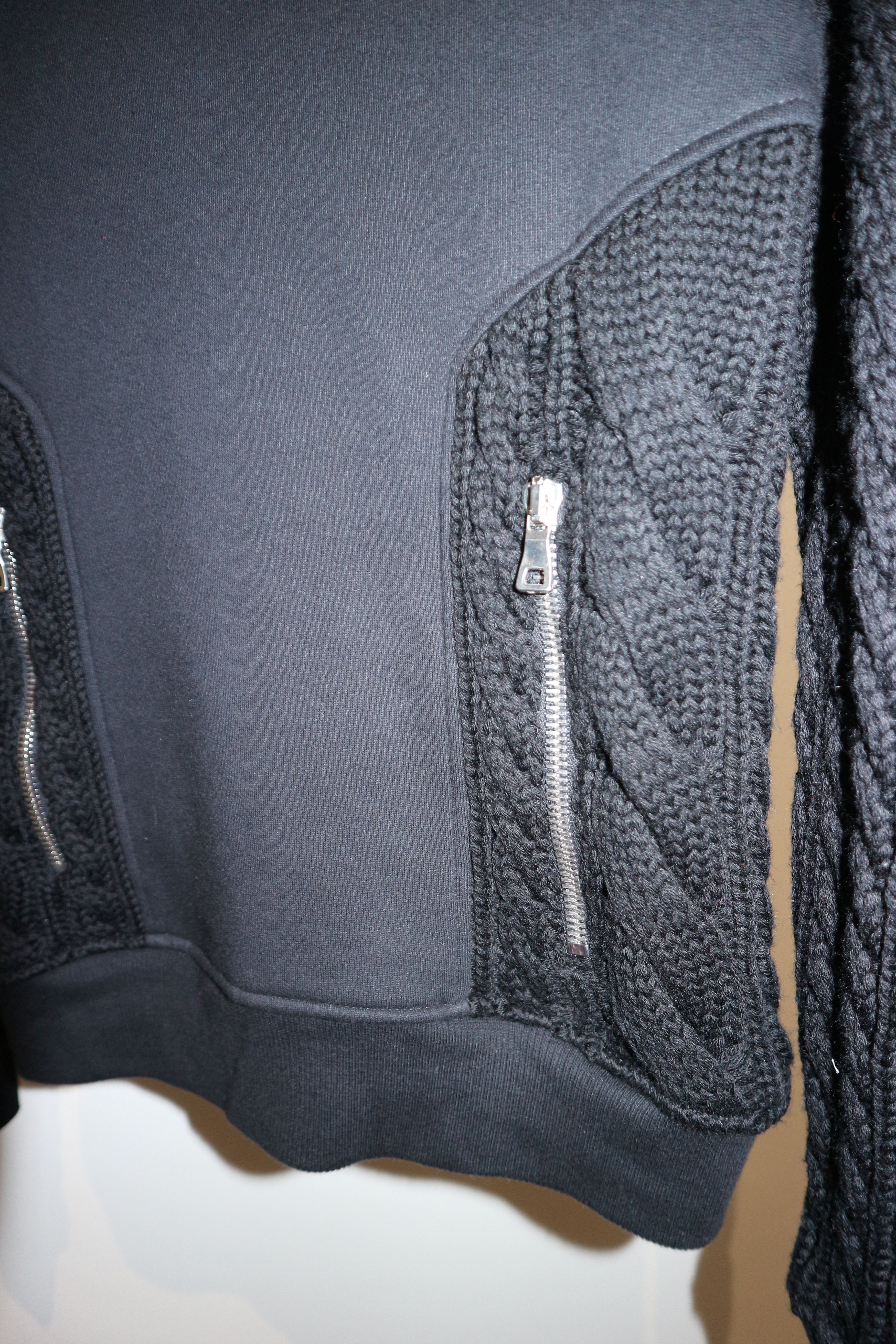 Balmain cable knit jersey sweatshirt Size US M / EU 48-50 / 2 - 3 Thumbnail