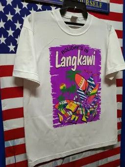 Life's a Beach Vtg 🔥🔥Holidays in Langkawi Island Malaysia Size US M / EU 48-50 / 2 - 2 Thumbnail