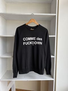 Comme des f down clearance clothing