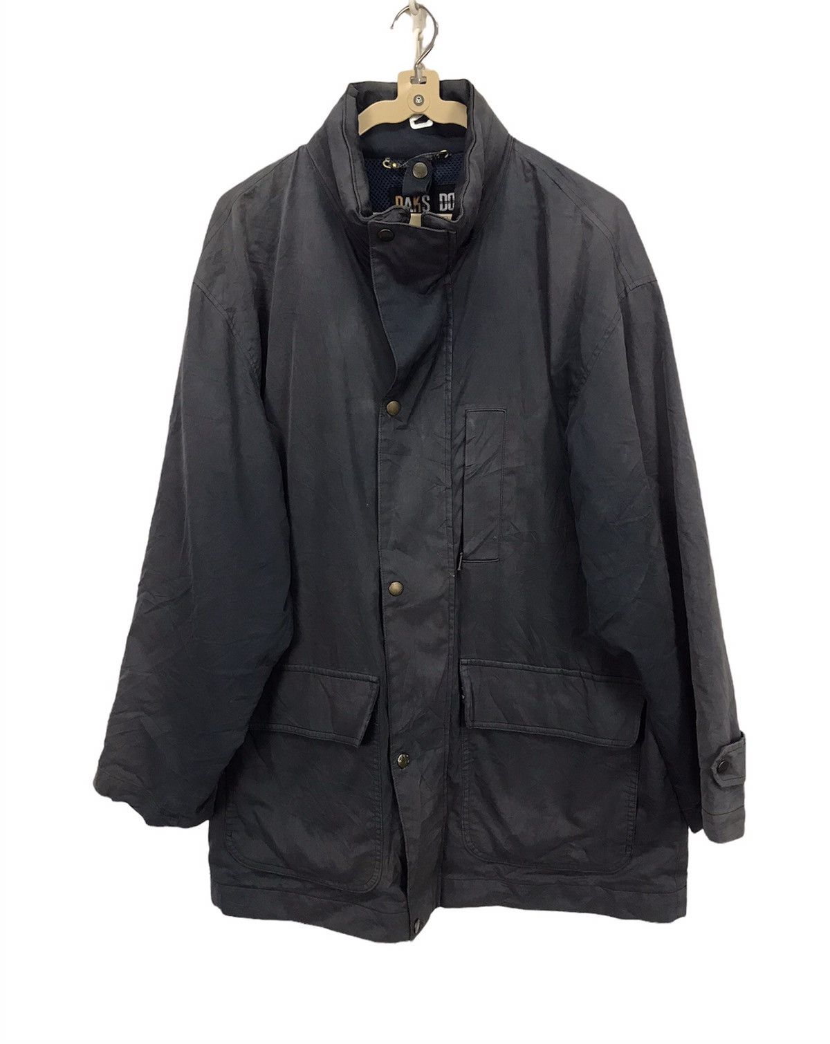 DAKS Dark London distressed zipper jacket hidden hoodie Size US L / EU 52-54 / 3 - 1 Thumbnail