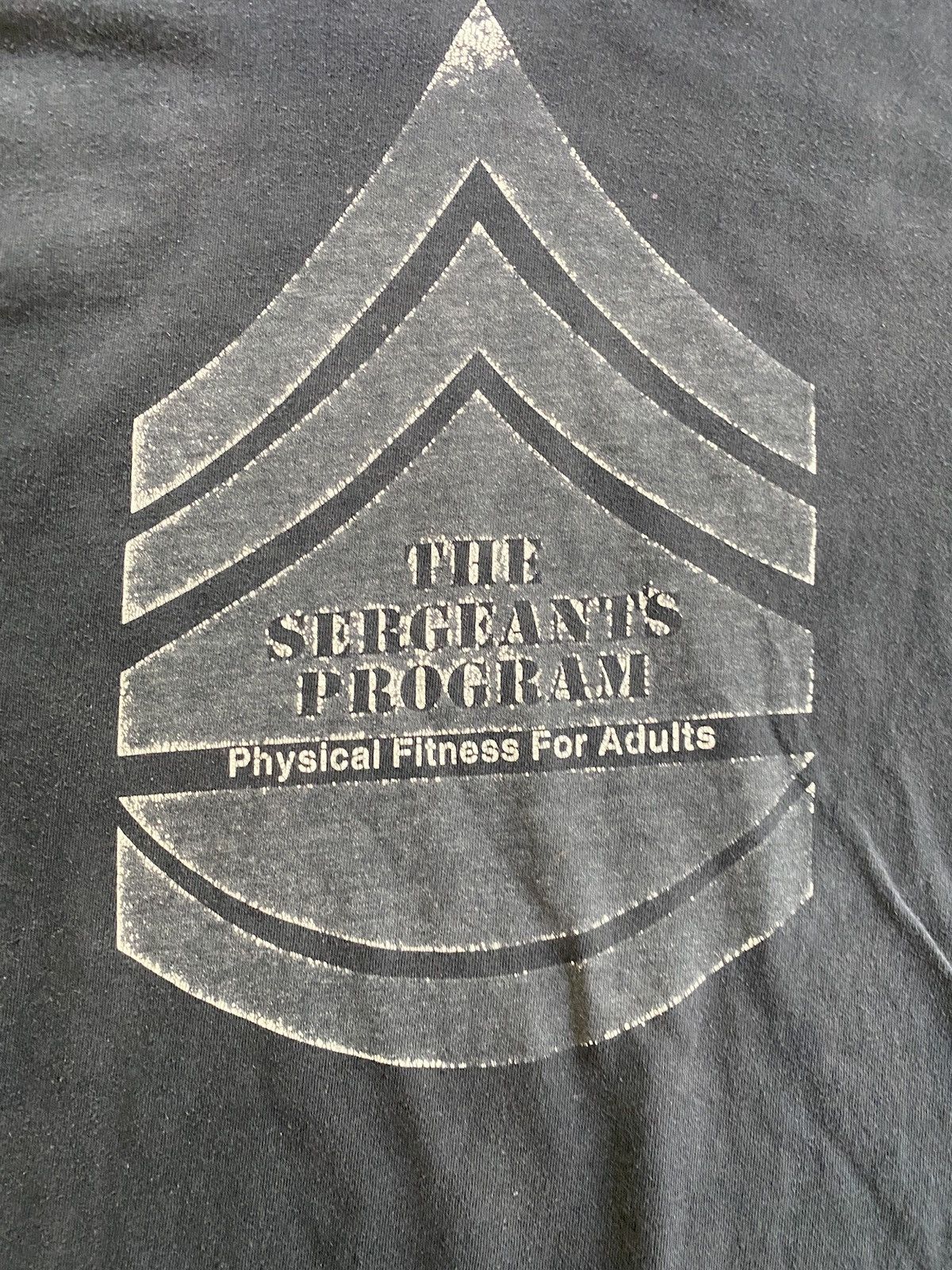 Delta Vintage 90’s Distressed Sergeant’s Fitness Faded Tee Size US XL / EU 56 / 4 - 3 Thumbnail