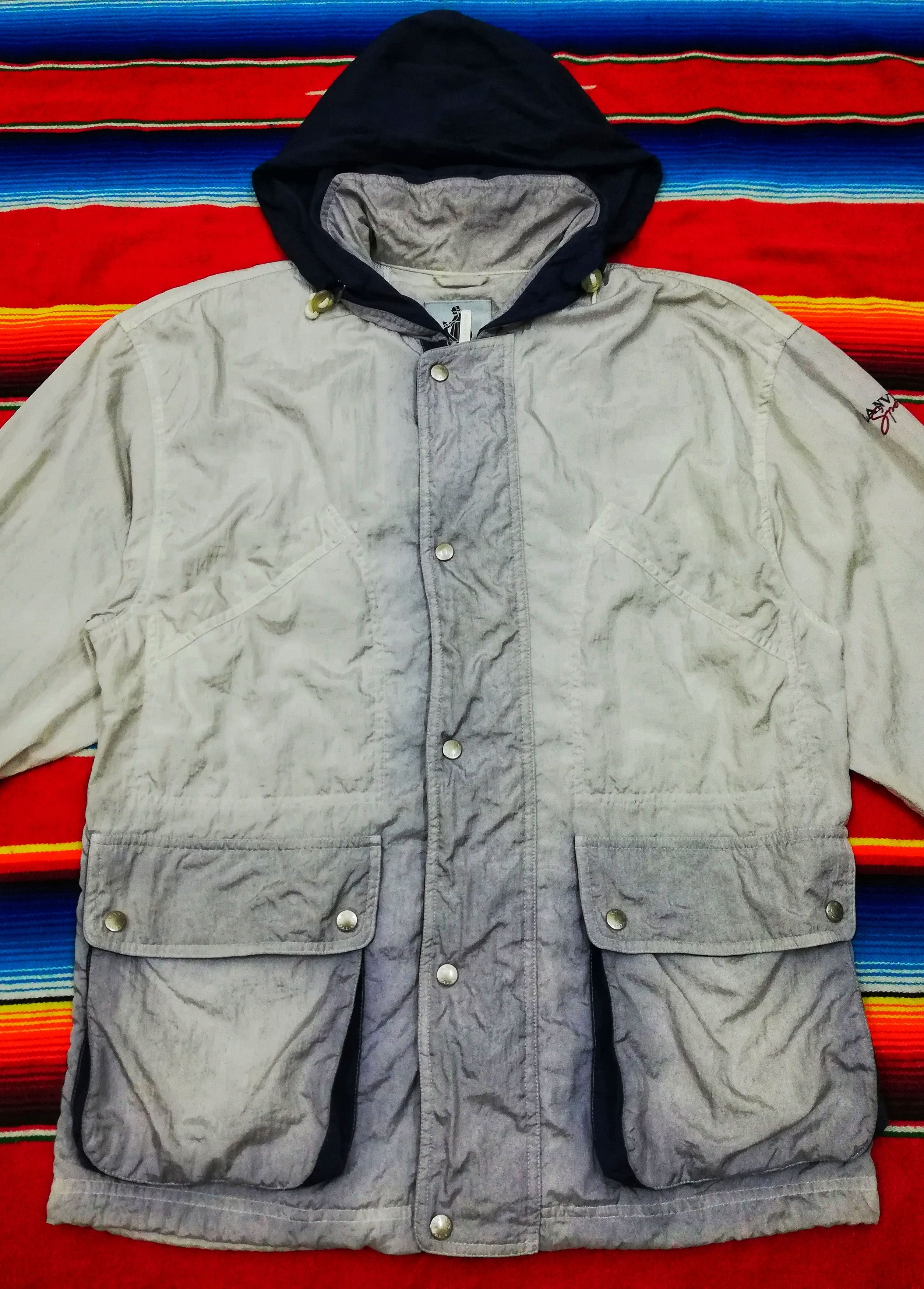 Lanvin 🔥Luxury Lanvin Sport Snap Button Cargo Hoodie Windbreaker Size US L / EU 52-54 / 3 - 3 Thumbnail