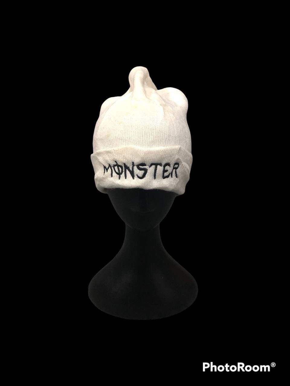 Other Energy Monster White Beanie Hat Size ONE SIZE - 1 Thumbnail