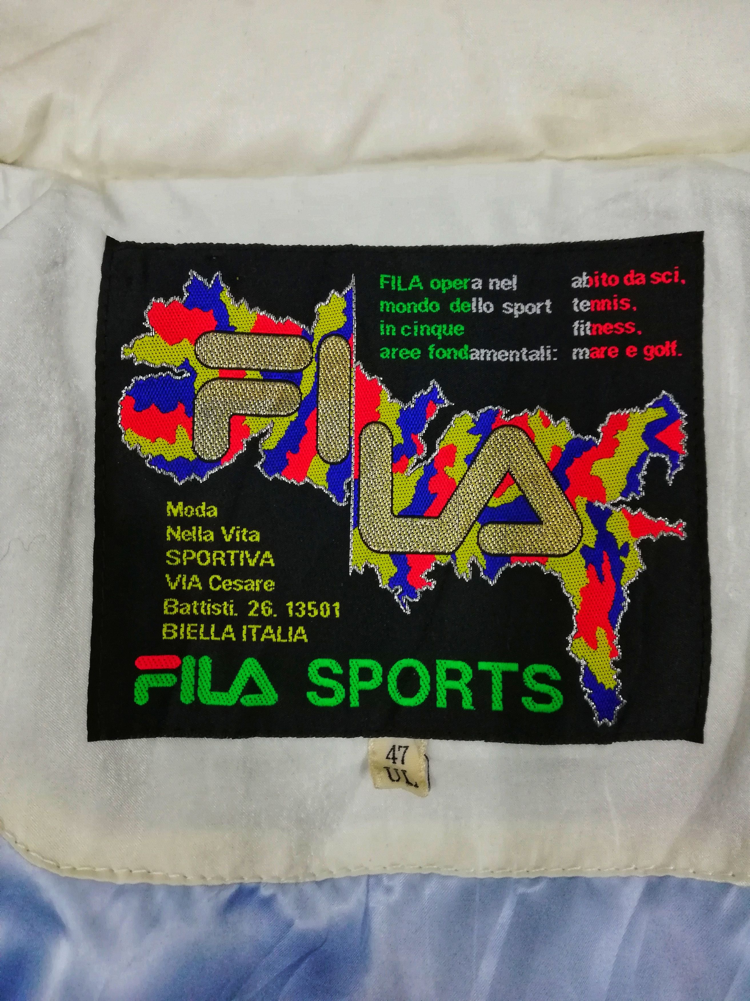 Fila 🔥90's Mode Nella Vita Fila Biella Italia Logo Tactical🔥 Size US M / EU 48-50 / 2 - 14 Thumbnail
