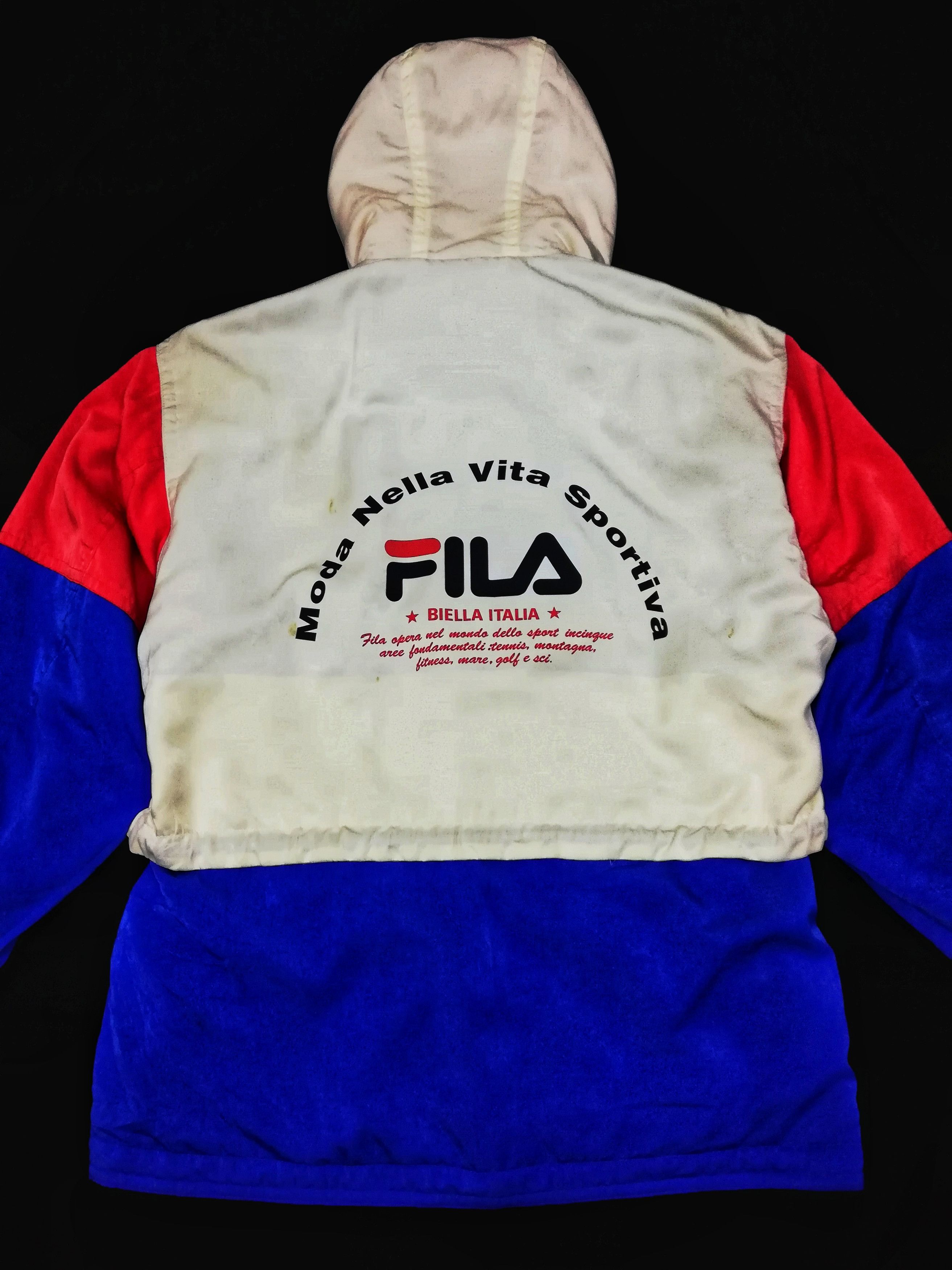 🔥90's Mode Nella Vita Fila Biella Italia Logo Tactical🔥 - Main Image