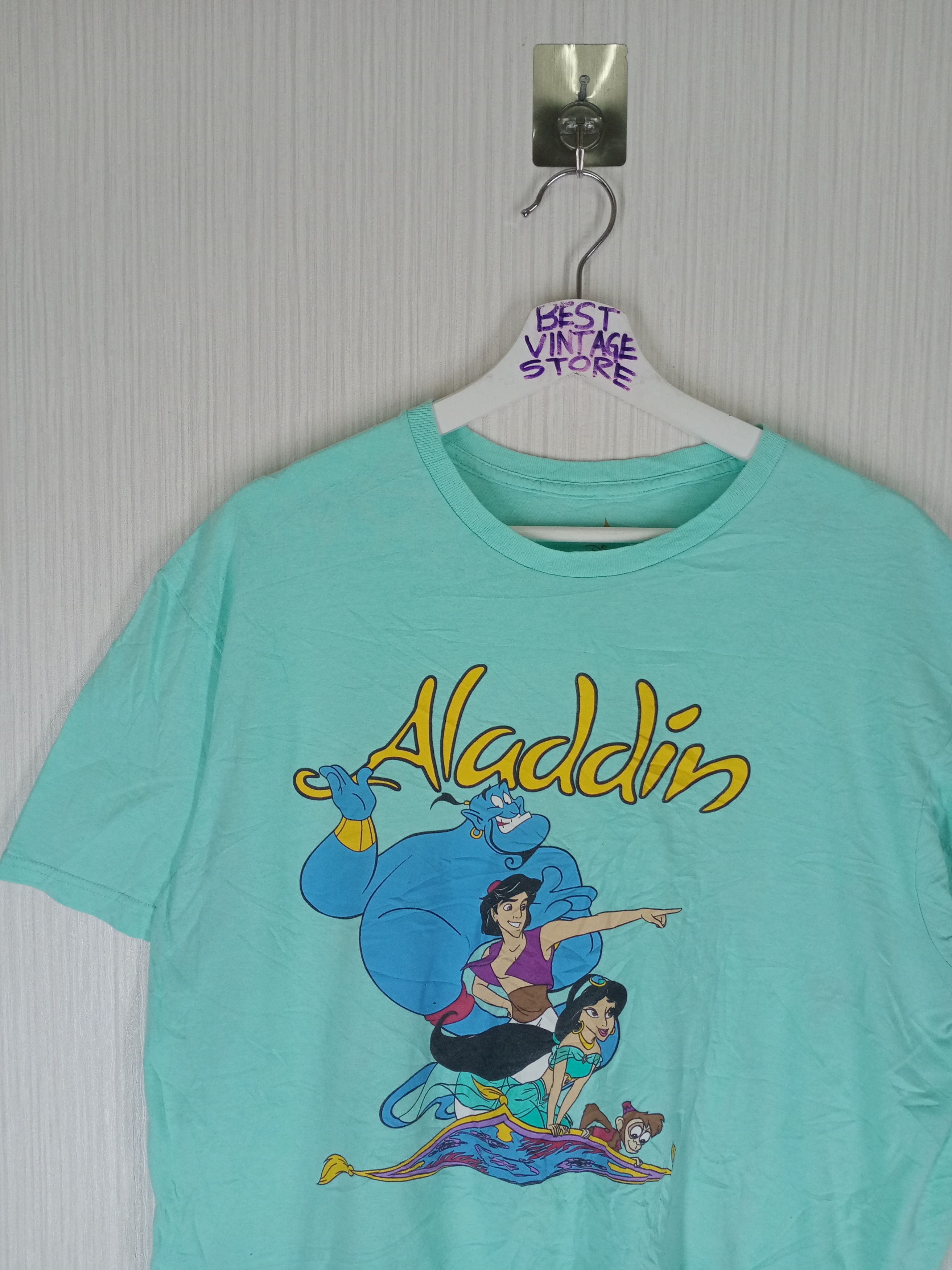Cartoon Network Rare Vintage Aladdin Tshirt Size US XL / EU 56 / 4 - 3 Thumbnail