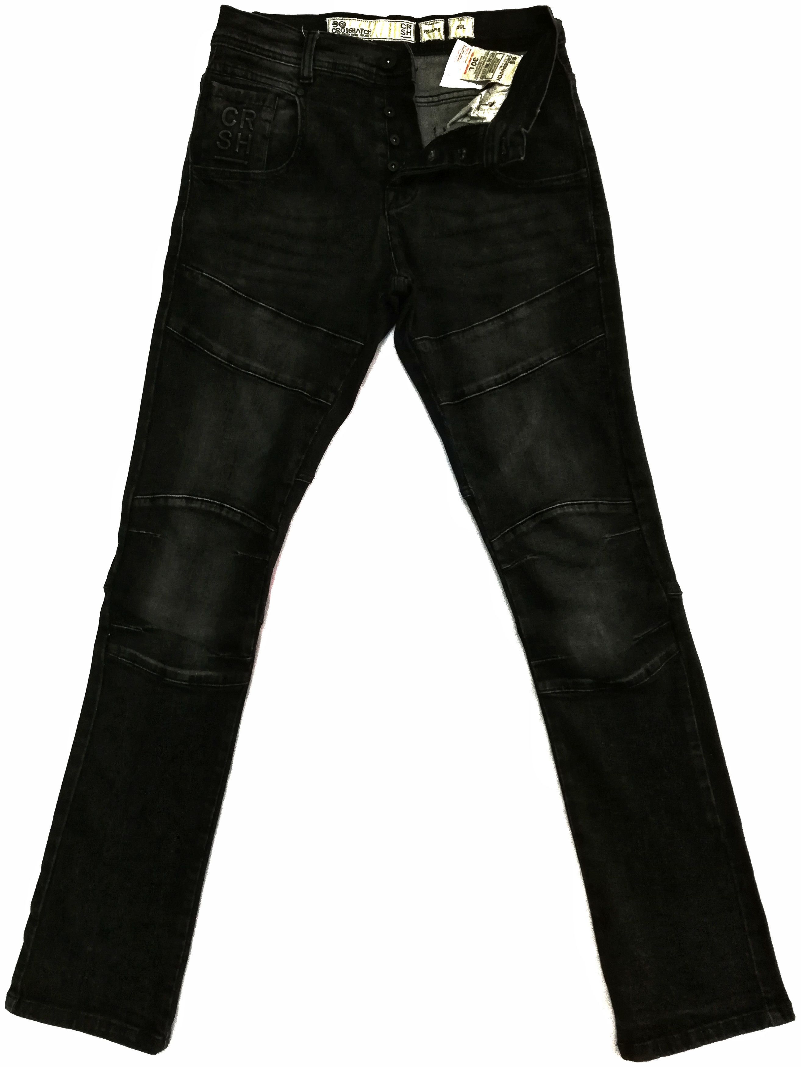 Designer × Japanese Brand 🔥Rare!!! CROSSHATCH Label-Denim Projects Moto Bikers Jeans Size US 30 / EU 46 - 2 Thumbnail