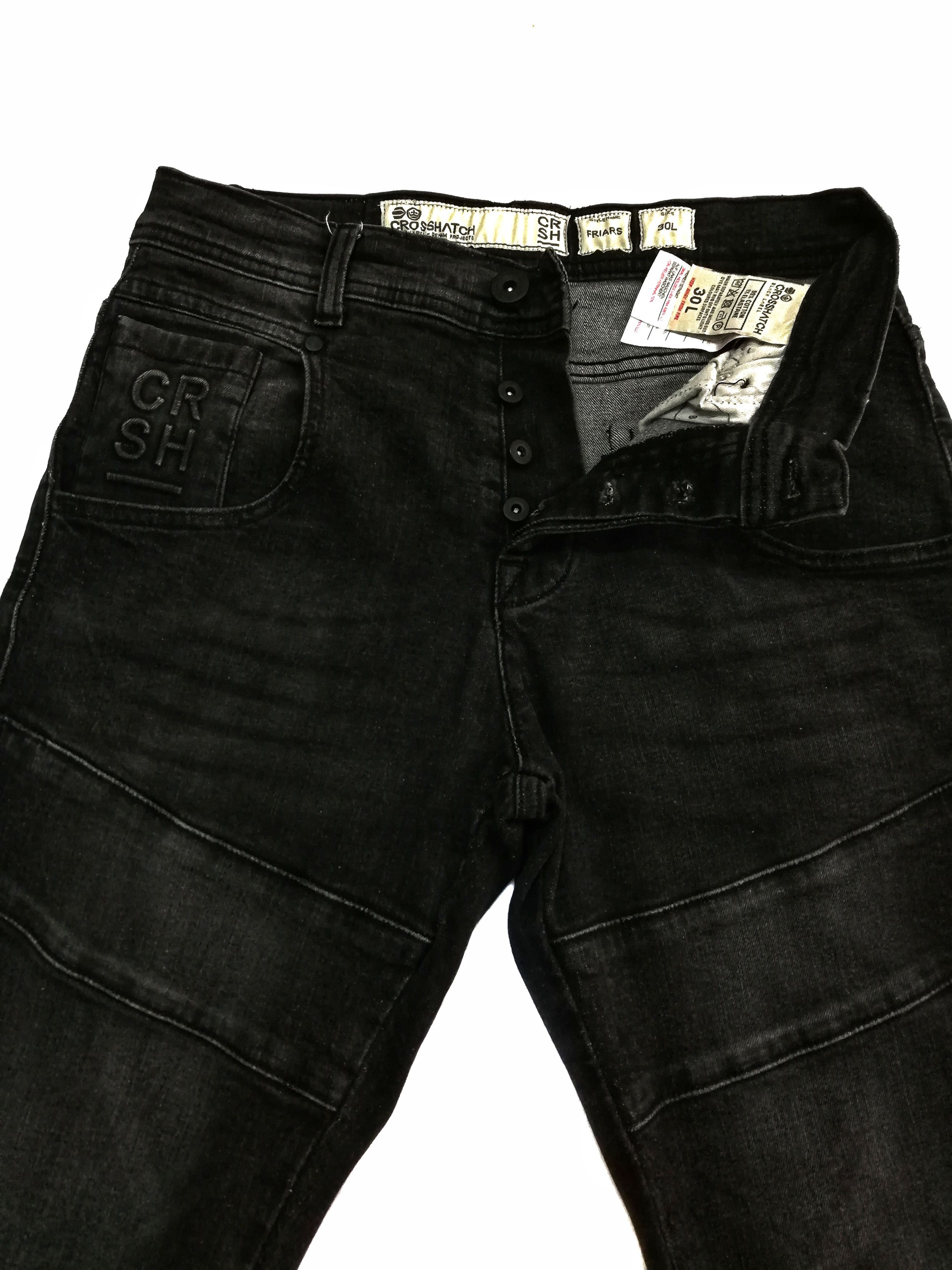 Designer × Japanese Brand 🔥Rare!!! CROSSHATCH Label-Denim Projects Moto Bikers Jeans Size US 30 / EU 46 - 3 Thumbnail