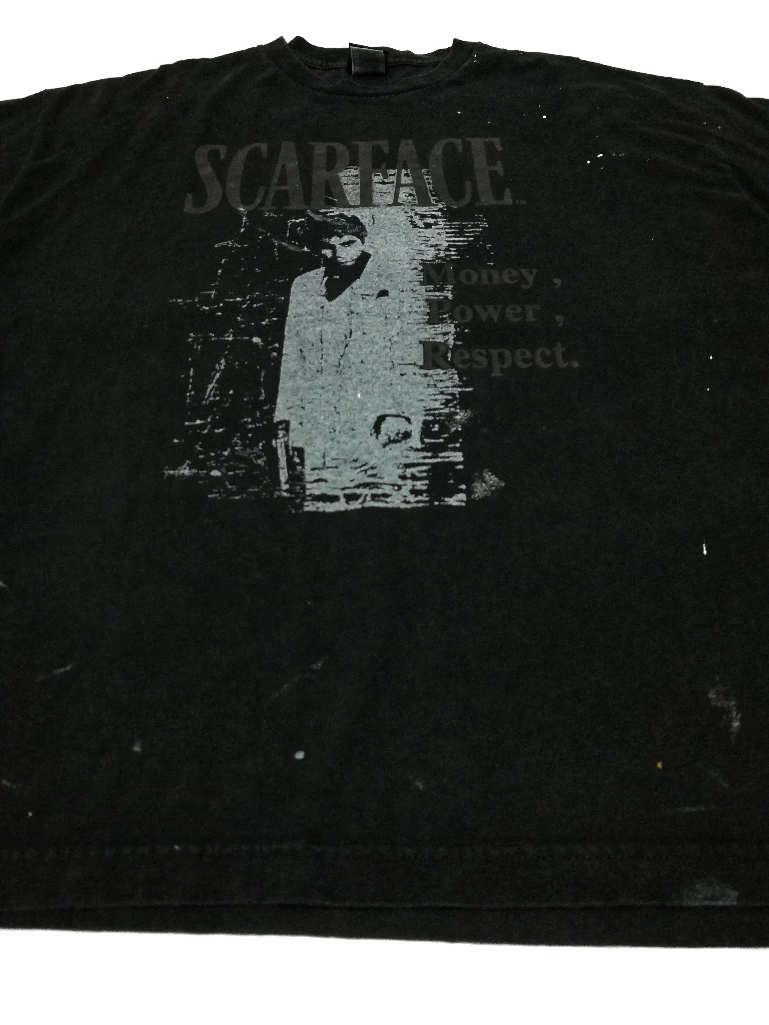 Vintage 🔥Vintage Movie 90's Scarface Shirts Money, Power, Respect Size US XXL / EU 58 / 5 - 5 Thumbnail