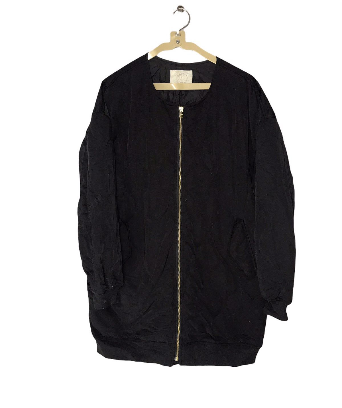 Japanese Brand Discoat Parisien zipper long jacket Size US L / EU 52-54 / 3 - 1 Thumbnail