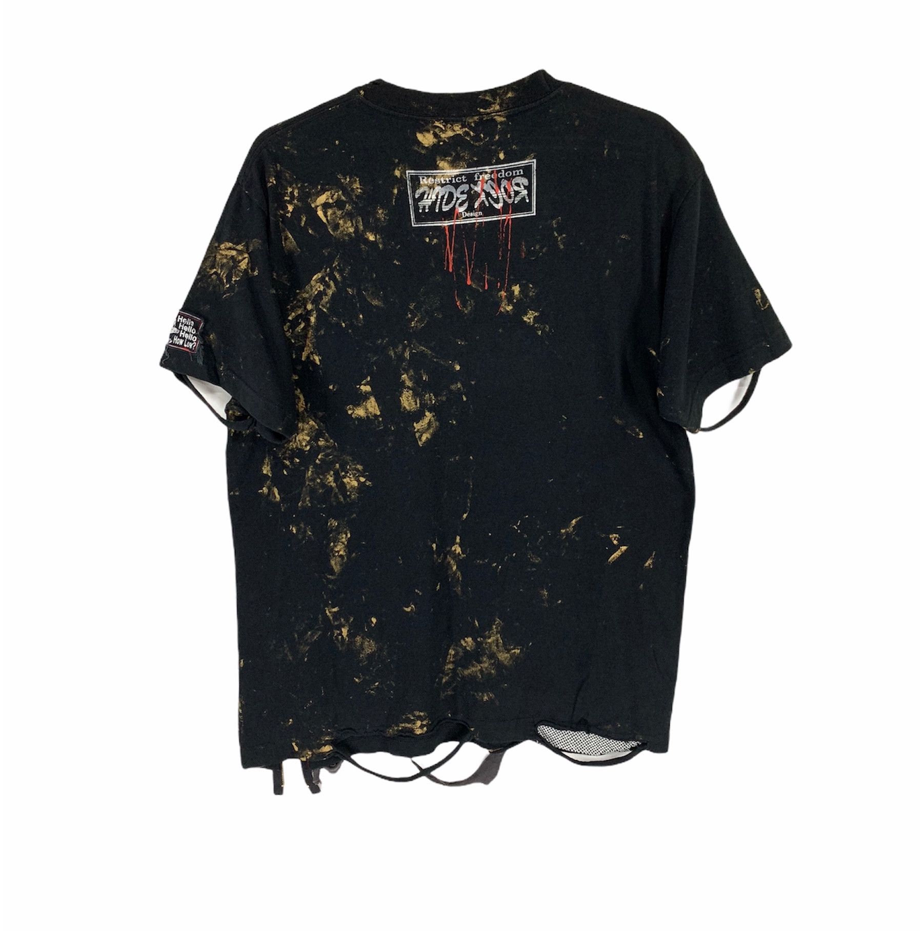 Designer × Japanese Brand × Seditionaries Hiderock design punk bondage deconstruct painter shirt Size US M / EU 48-50 / 2 - 2 Thumbnail