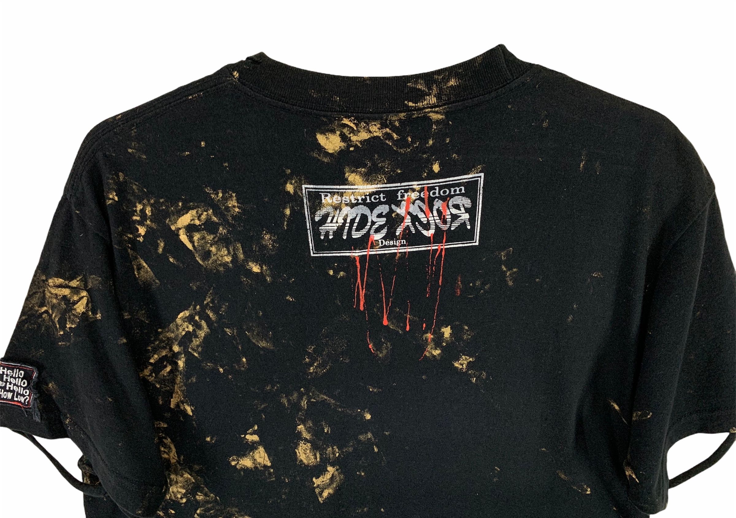 Designer × Japanese Brand × Seditionaries Hiderock design punk bondage deconstruct painter shirt Size US M / EU 48-50 / 2 - 10 Thumbnail