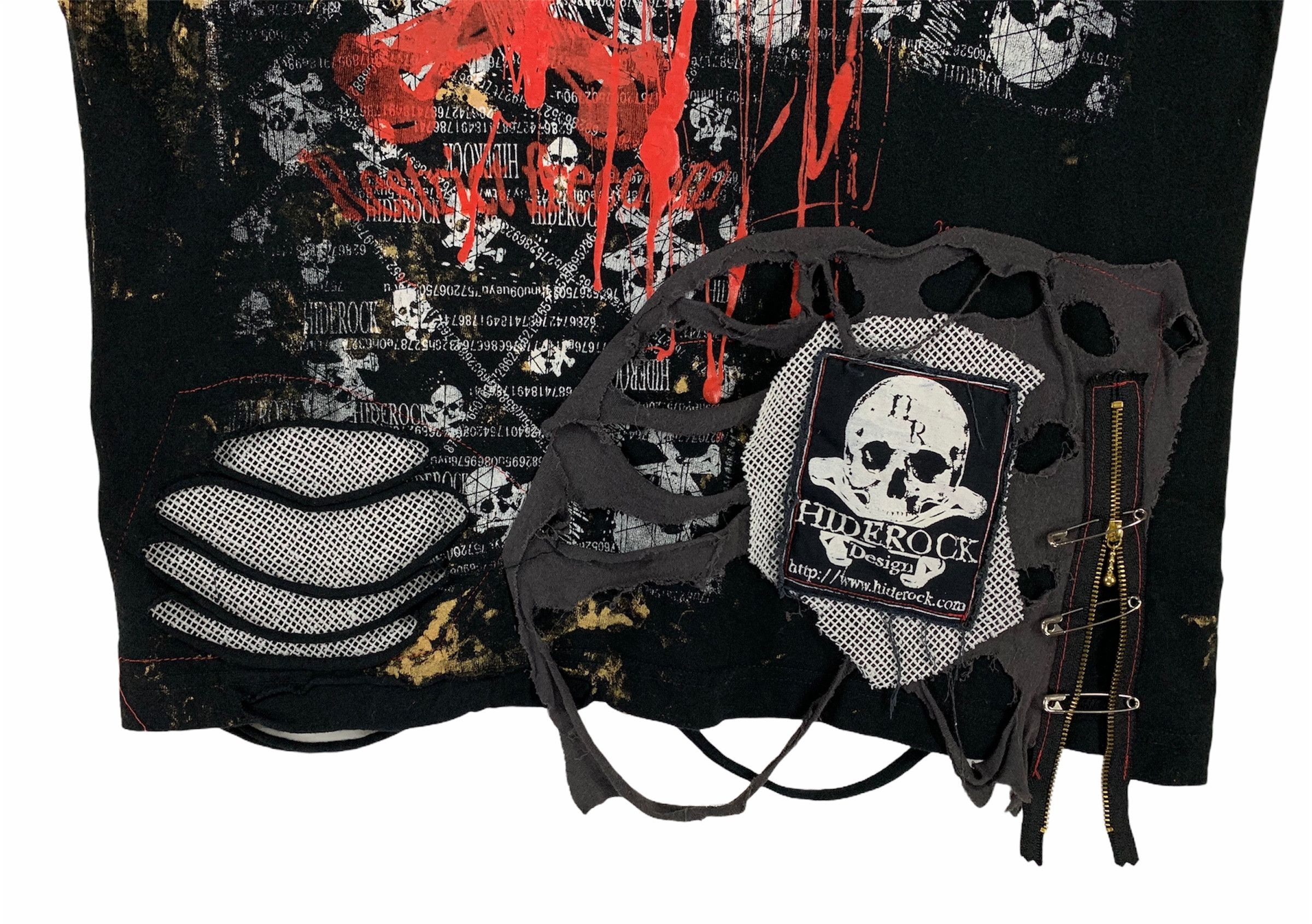 Designer × Japanese Brand × Seditionaries Hiderock design punk bondage deconstruct painter shirt Size US M / EU 48-50 / 2 - 8 Thumbnail