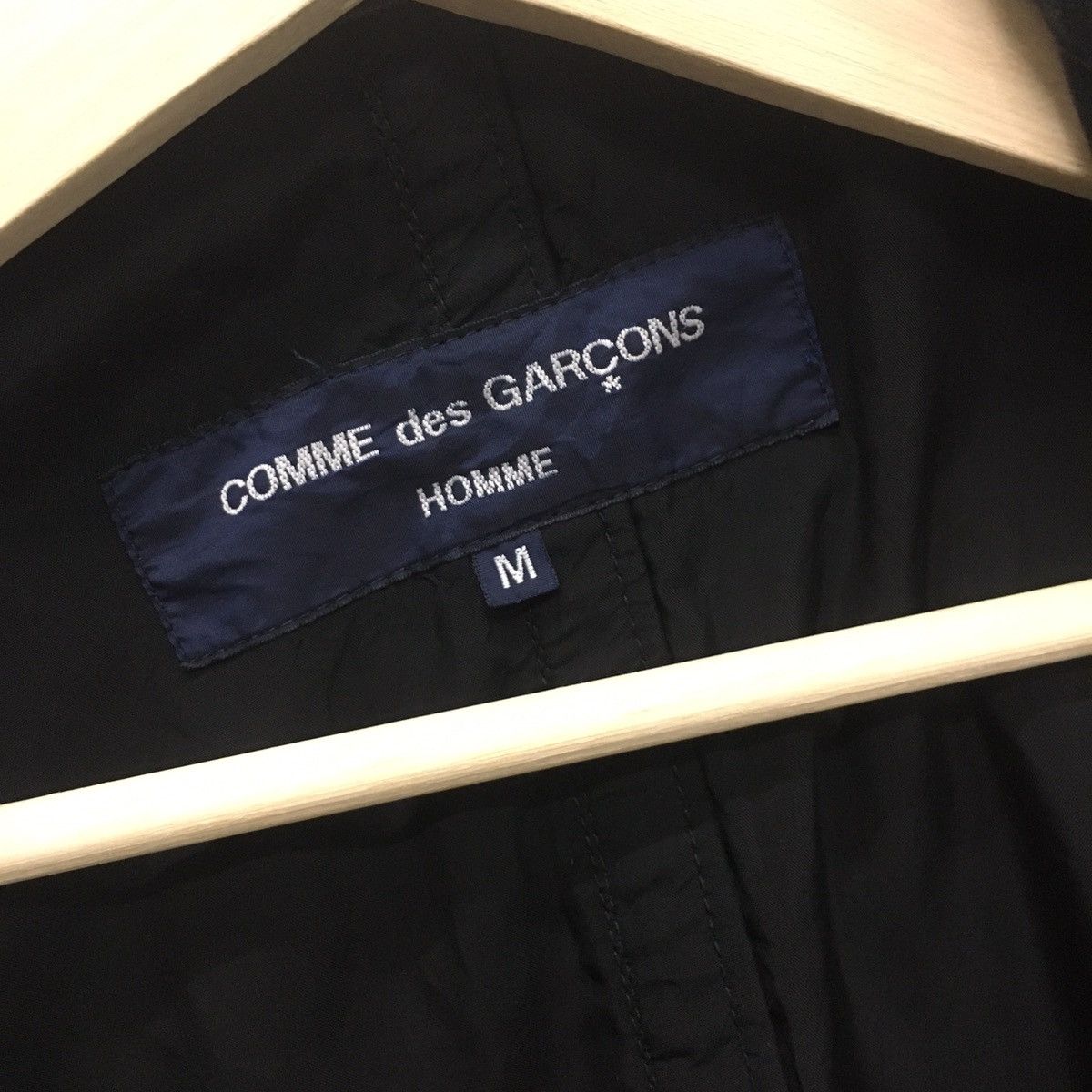 Comme des Garcons Vtg AD2005 Comme Des Garcons Homme Black Denim faded Coat Size US M / EU 48-50 / 2 - 4 Thumbnail