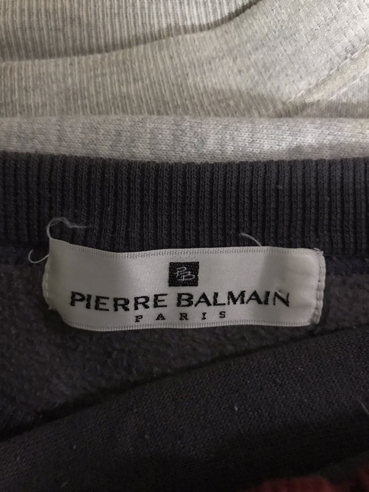 Pierre Balmain × Vintage Vintage Pierre balmain paris spellout crewneck Size US M / EU 48-50 / 2 - 3 Thumbnail