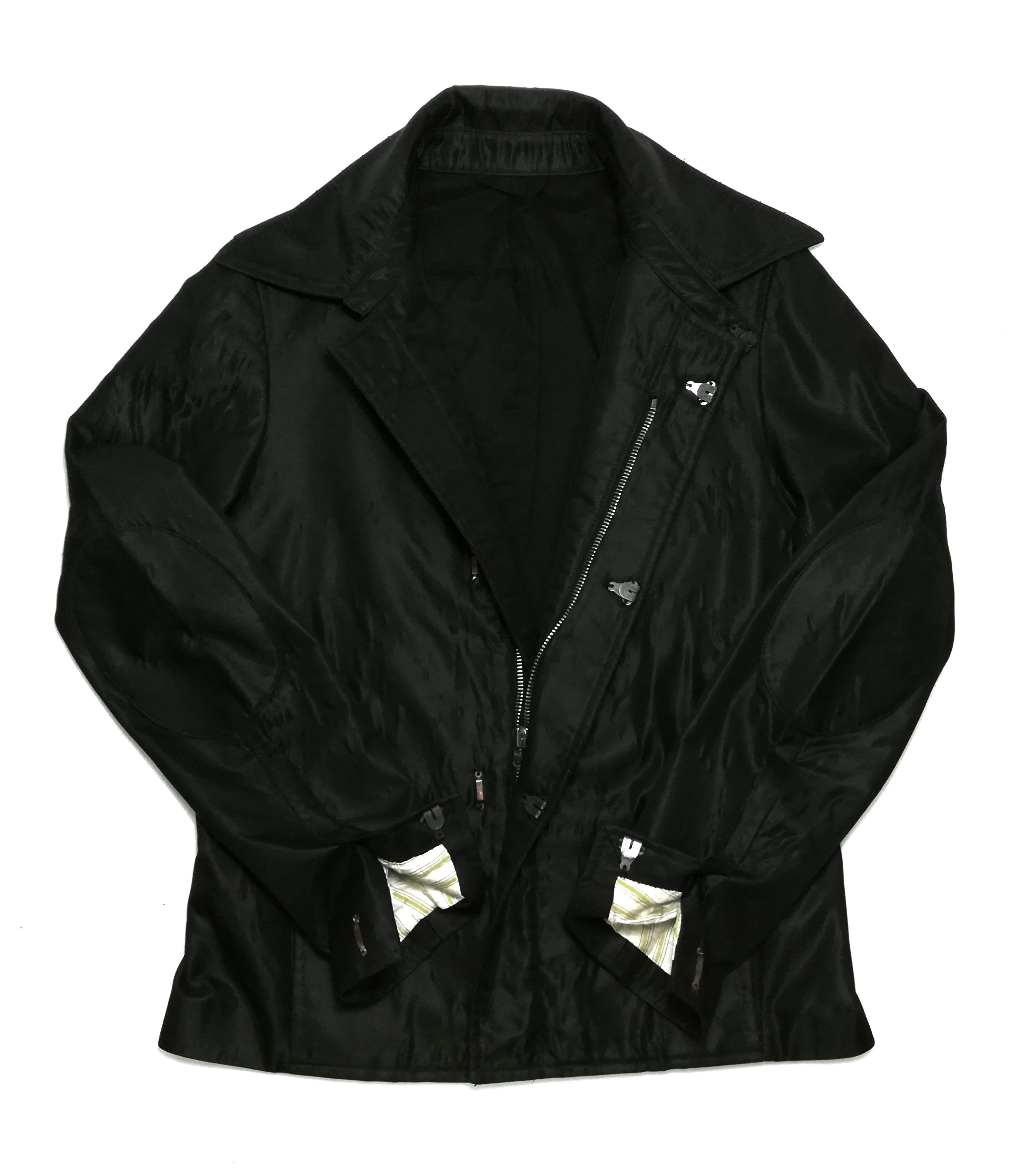 Carol Christian Poell 🔥A/W '96 - '97 C.C.P. Srl - Black 🇮🇹 Overlock Jacket Size US S / EU 44-46 / 1 - 2 Thumbnail