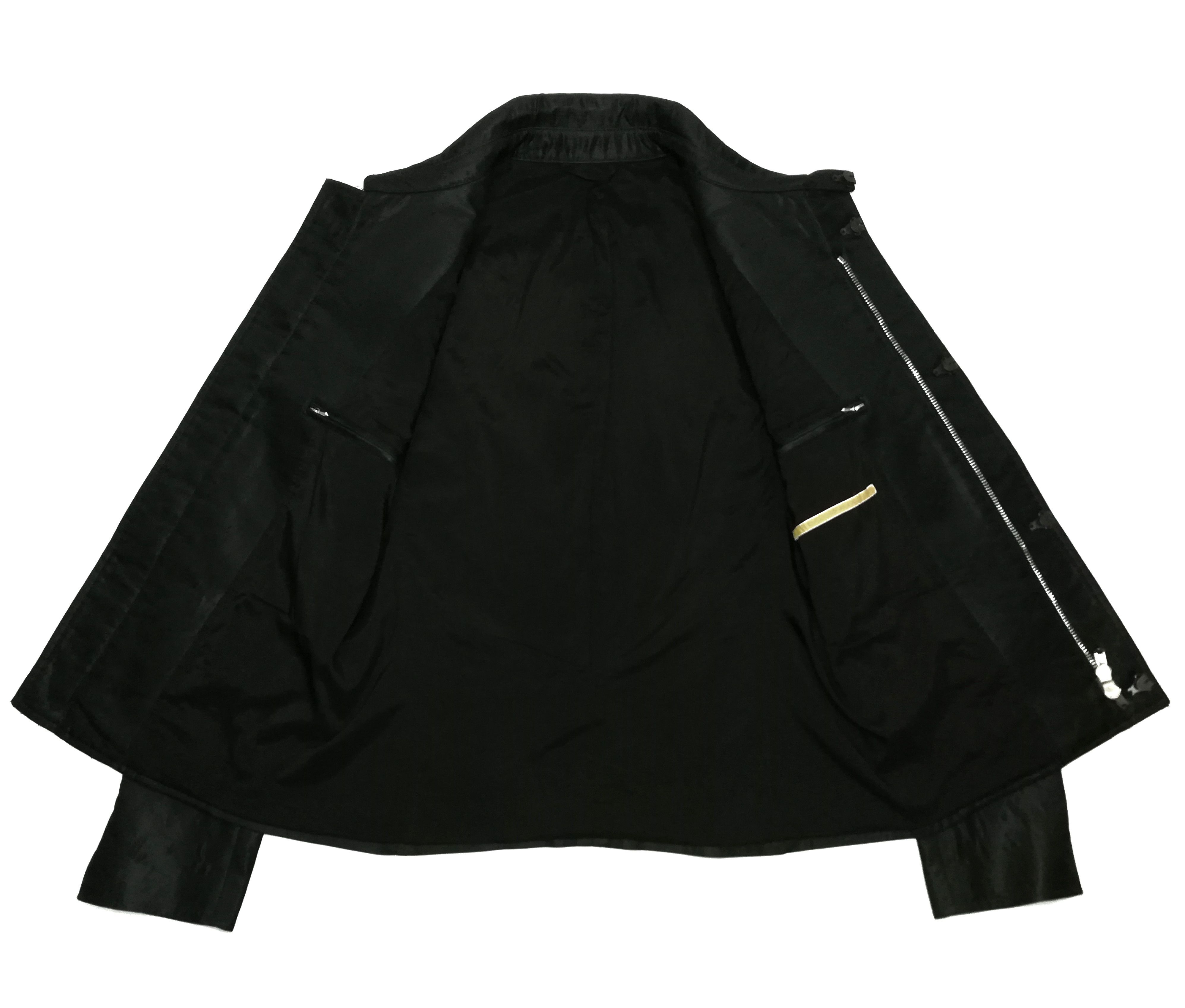 Carol Christian Poell 🔥A/W '96 - '97 C.C.P. Srl - Black 🇮🇹 Overlock Jacket Size US S / EU 44-46 / 1 - 6 Thumbnail
