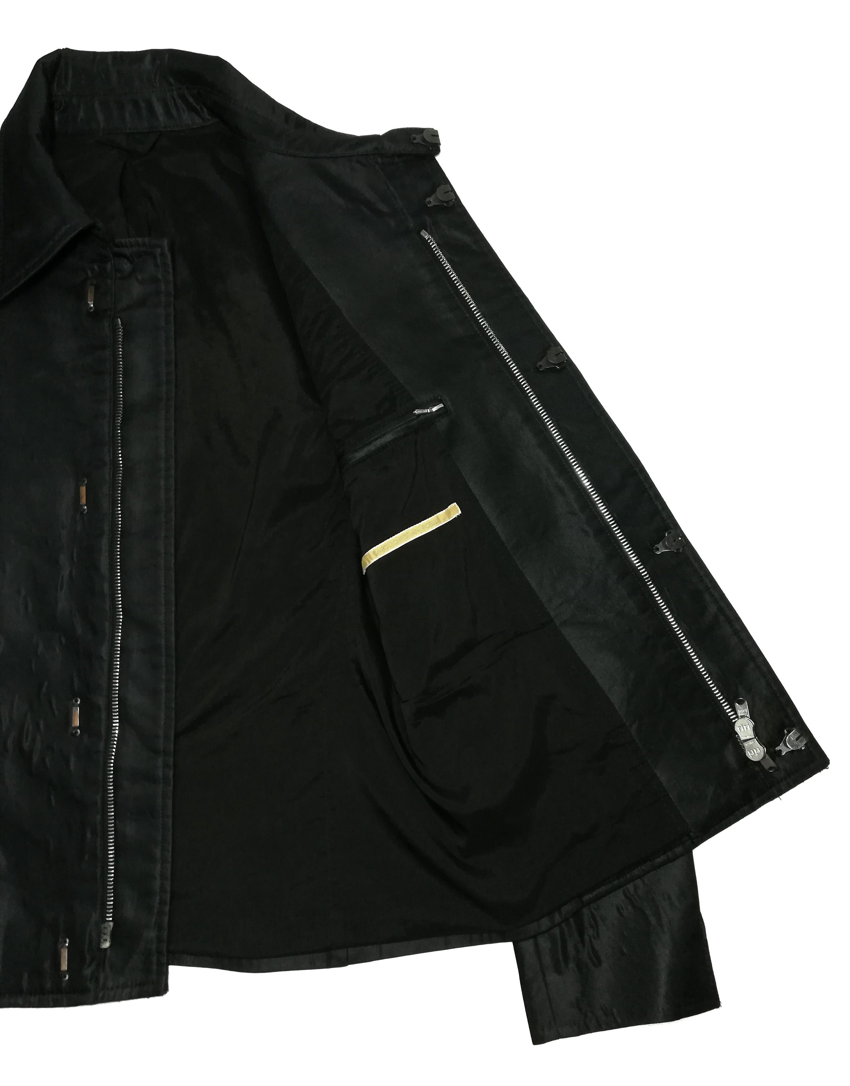 Carol Christian Poell 🔥A/W '96 - '97 C.C.P. Srl - Black 🇮🇹 Overlock Jacket Size US S / EU 44-46 / 1 - 5 Thumbnail
