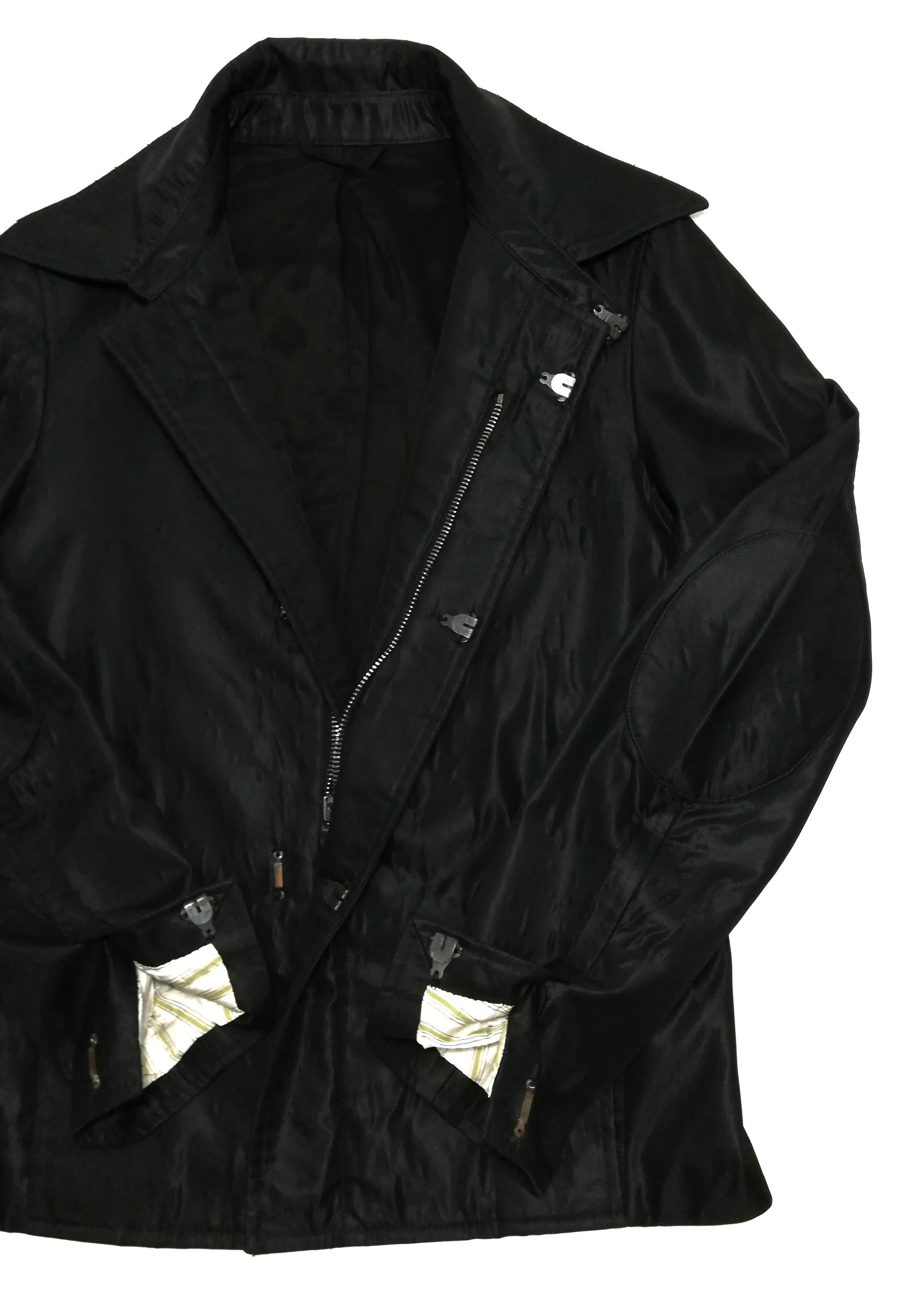 Carol Christian Poell 🔥A/W '96 - '97 C.C.P. Srl - Black 🇮🇹 Overlock Jacket Size US S / EU 44-46 / 1 - 14 Thumbnail