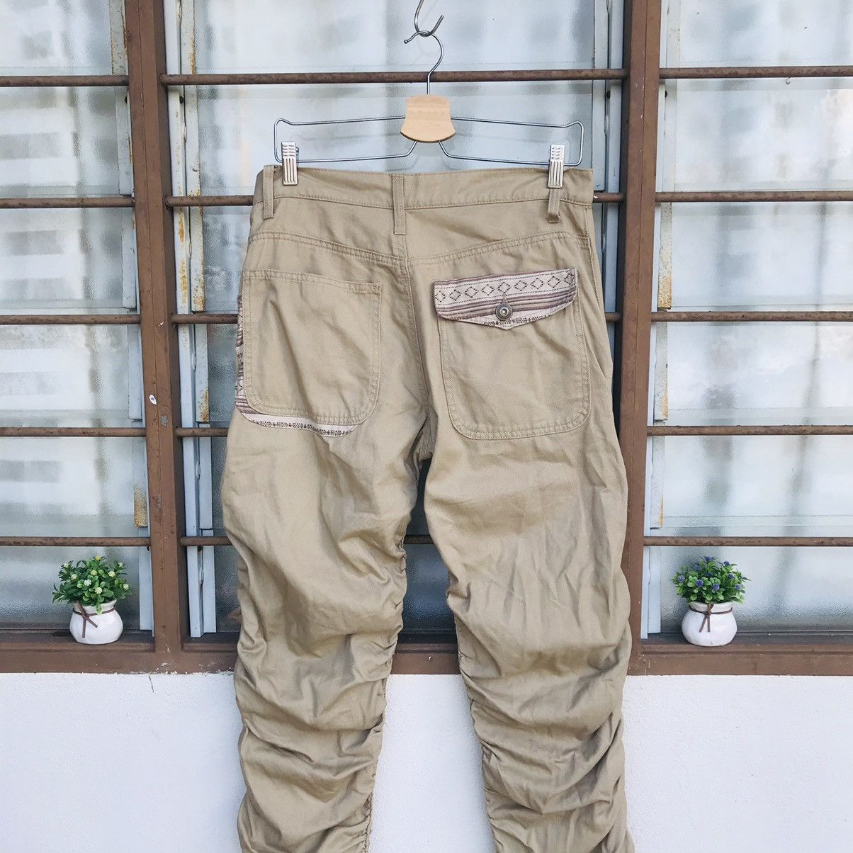 Japanese Brand Heat💥Men wrinkled pant waist 31 undercover style Size US 31 - 9 Thumbnail