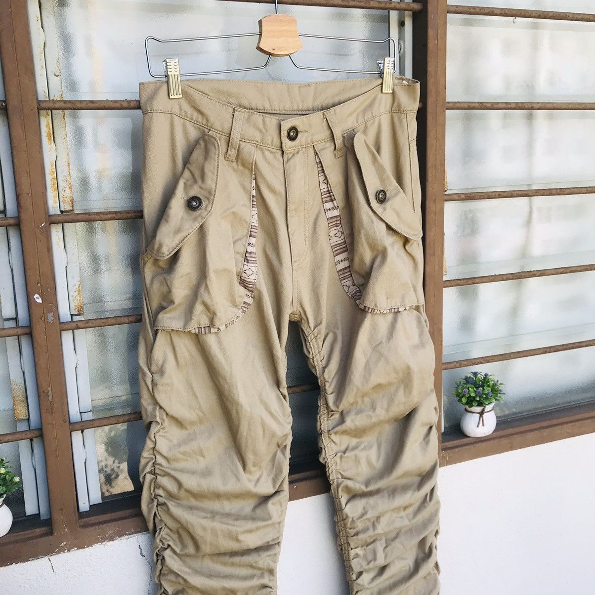 Japanese Brand Heat💥Men wrinkled pant waist 31 undercover style Size US 31 - 5 Thumbnail