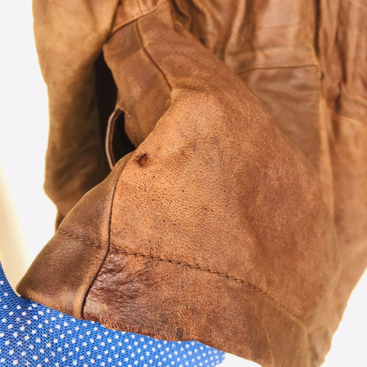 Vintage Vintage 1989 David J Heffer leather jacket 4 pocket Size US M / EU 48-50 / 2 - 9 Thumbnail