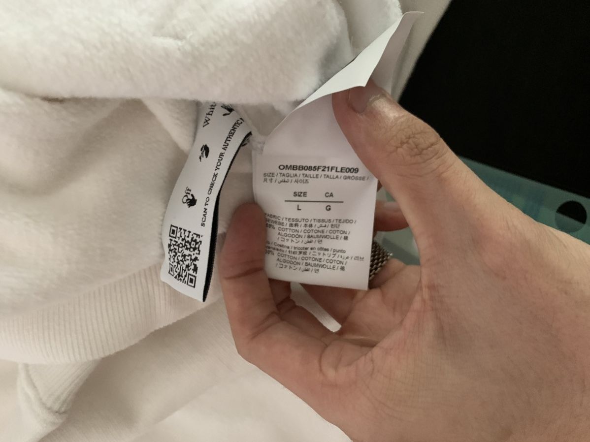 Off-White Off White Paint Splatter Arrow Hoodie Size US L / EU 52-54 / 3 - 6 Thumbnail