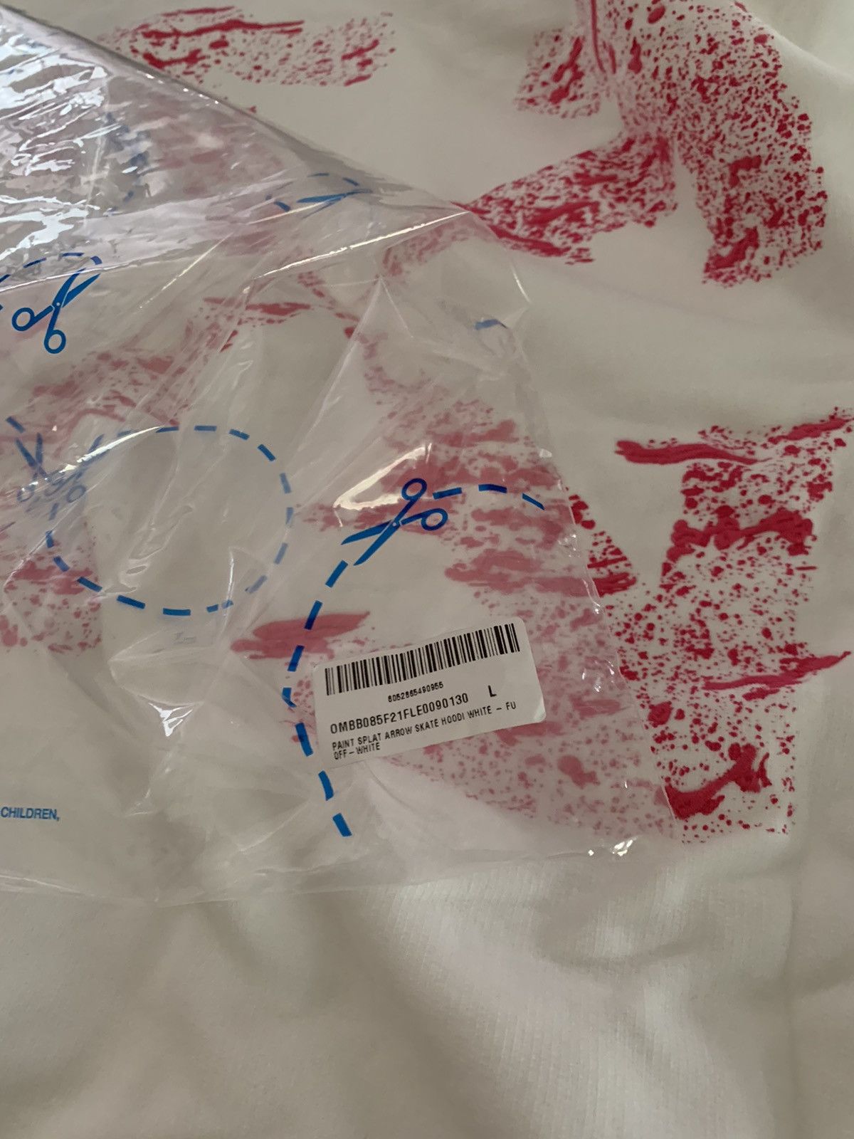 Off-White Off White Paint Splatter Arrow Hoodie Size US L / EU 52-54 / 3 - 8 Thumbnail