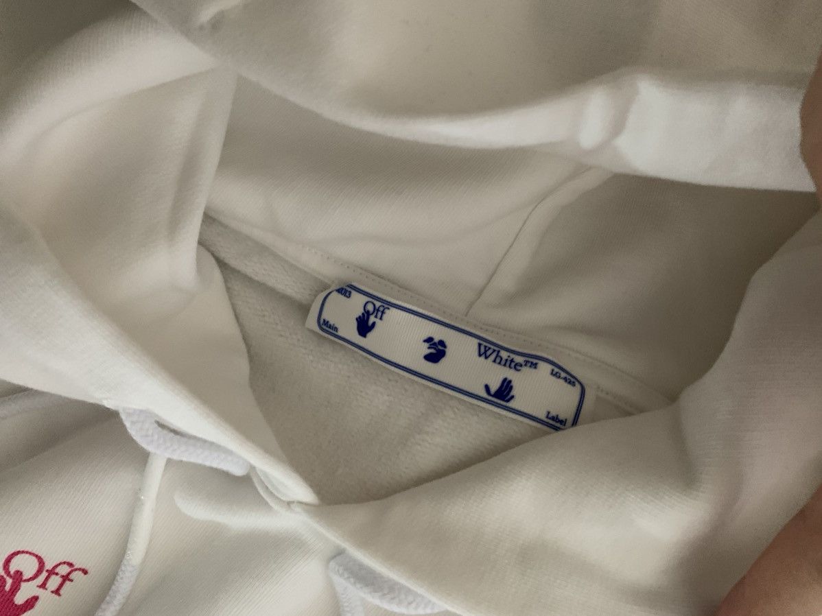 Off-White Off White Paint Splatter Arrow Hoodie Size US L / EU 52-54 / 3 - 4 Thumbnail