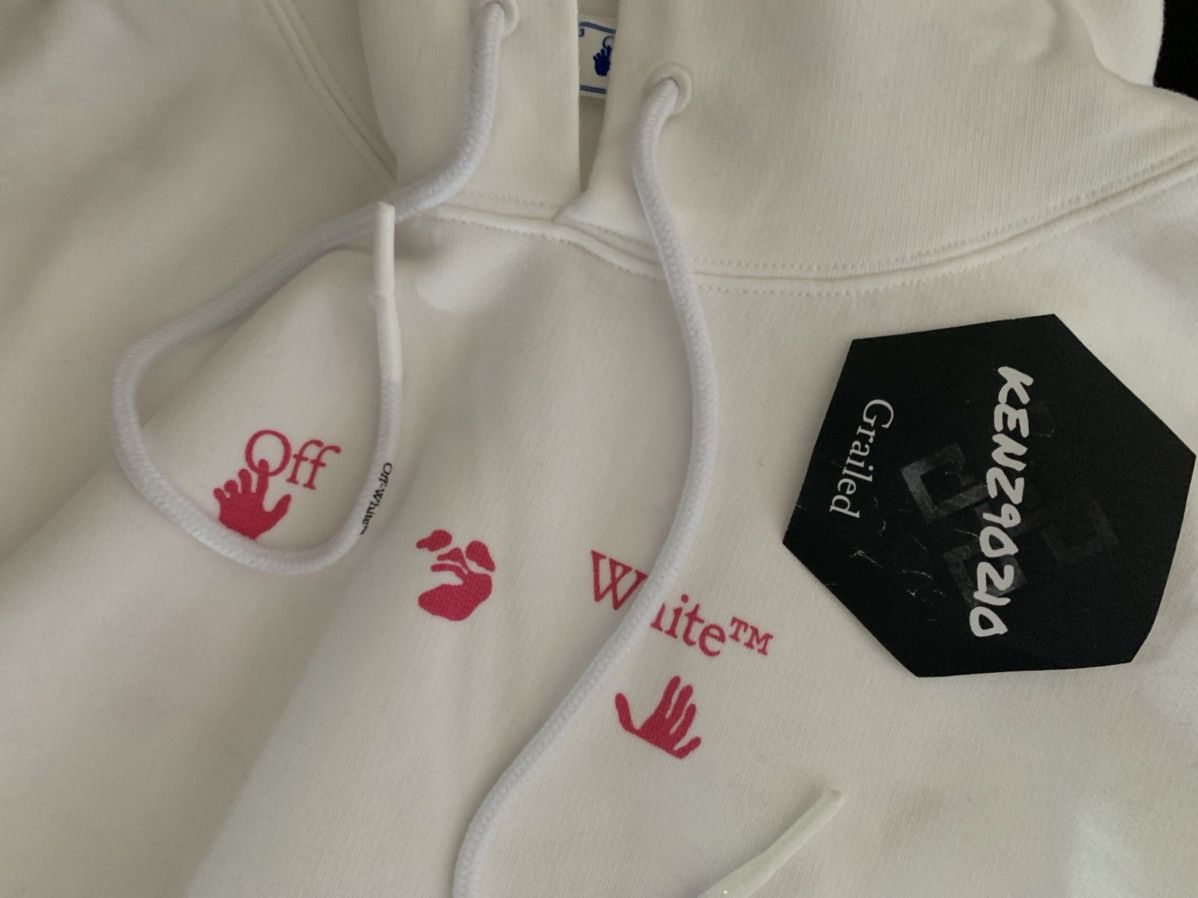 Off-White Off White Paint Splatter Arrow Hoodie Size US L / EU 52-54 / 3 - 3 Thumbnail