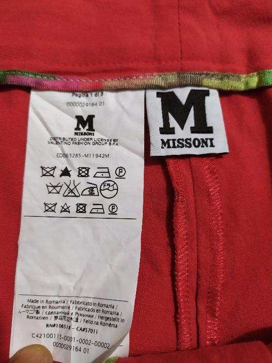 Missoni × Vintage Missoni Red Pants Size 29" - 7 Thumbnail