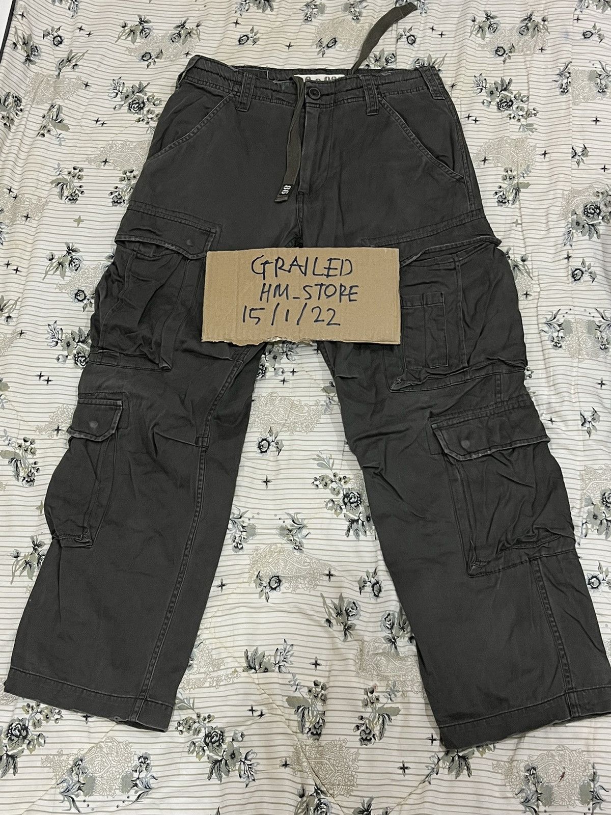 Japanese Brand (A127). REAL CRUSH CLOTHING TACTICAL PANTS Size US 30 / EU 46 - 16 Thumbnail