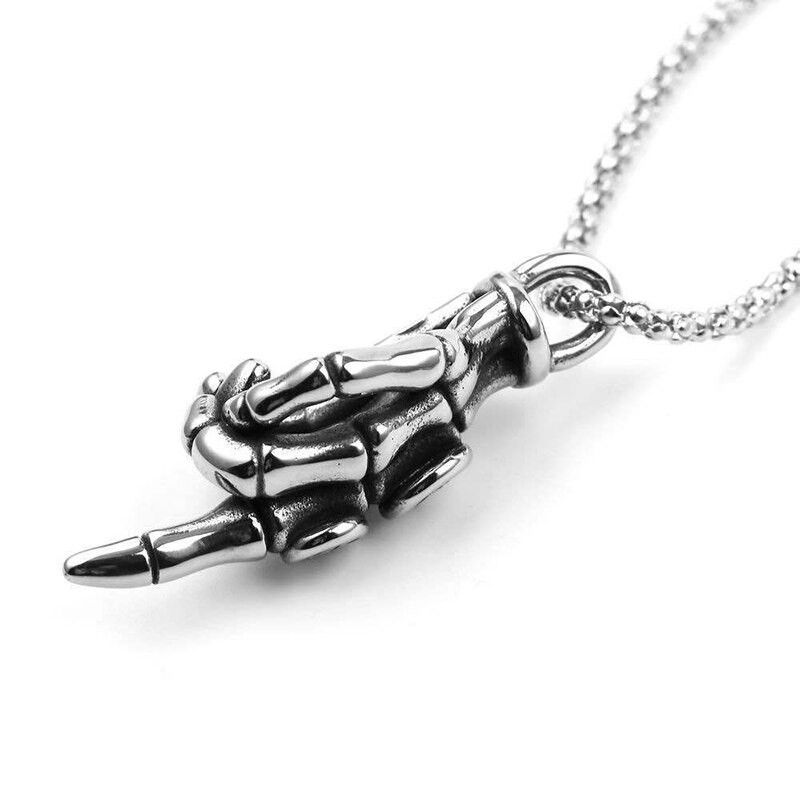 Jewelry Skeleton Pendant Necklace Size ONE SIZE - 4 Thumbnail