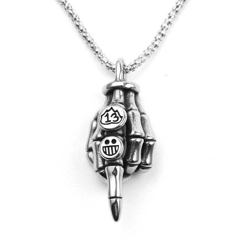 Jewelry Skeleton Pendant Necklace Size ONE SIZE - 2 Thumbnail