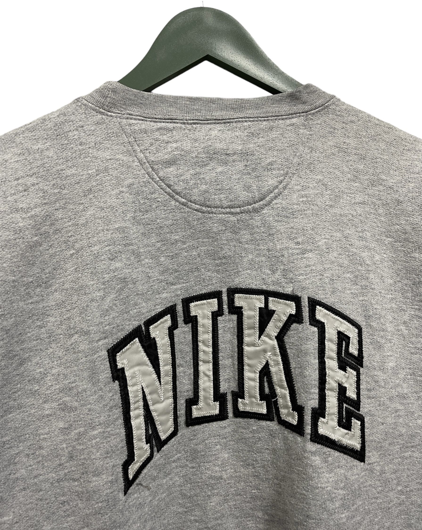 Nike Vintage 90s Nike Swoosh Big Logo Boxy Sweatshirt Size US M / EU 48-50 / 2 - 6 Thumbnail