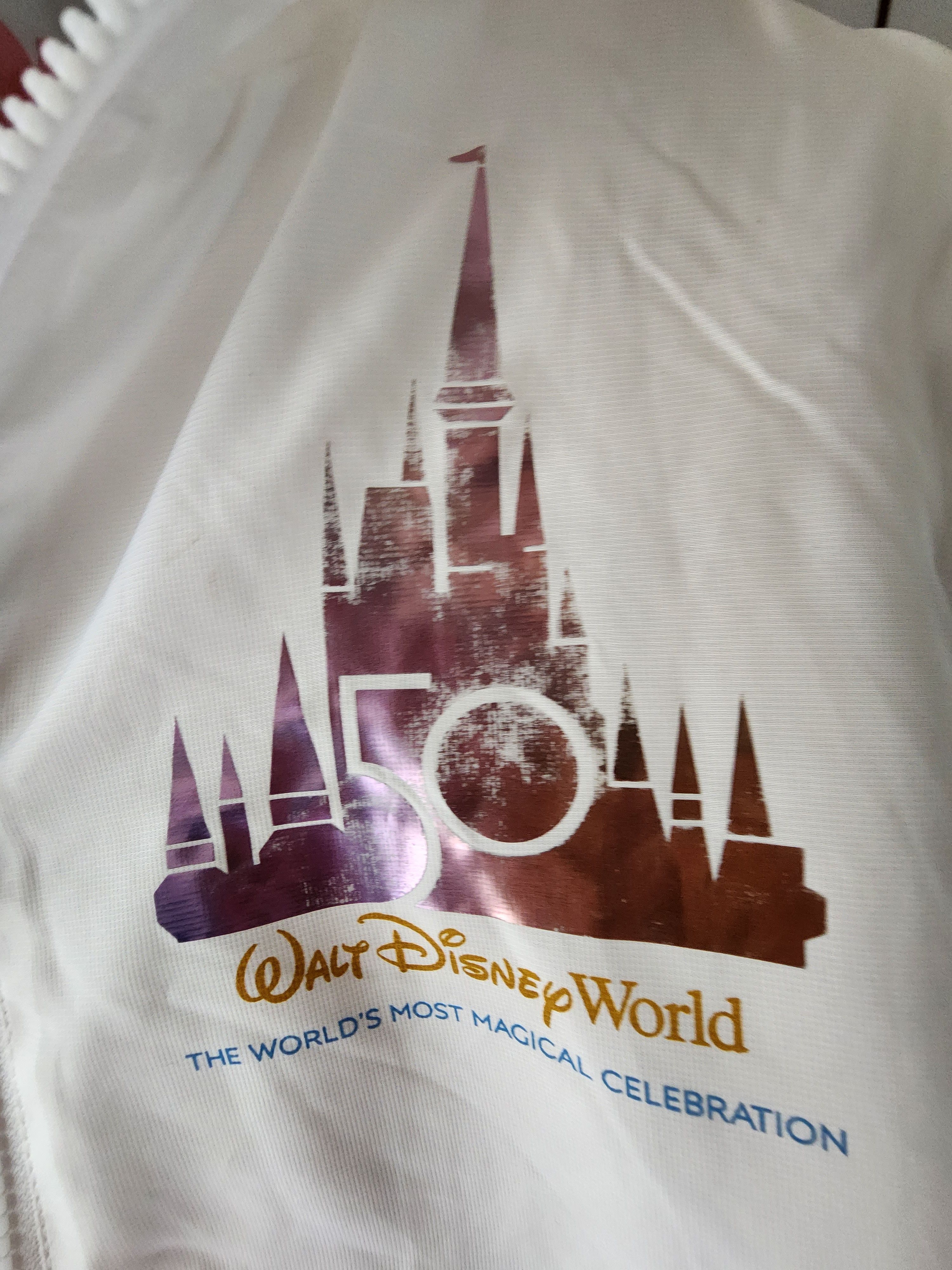 Disney Disney World 50th Anniversary Rosegold Lightweight Jacket S Size S / US 4 / IT 40 - 7 Thumbnail