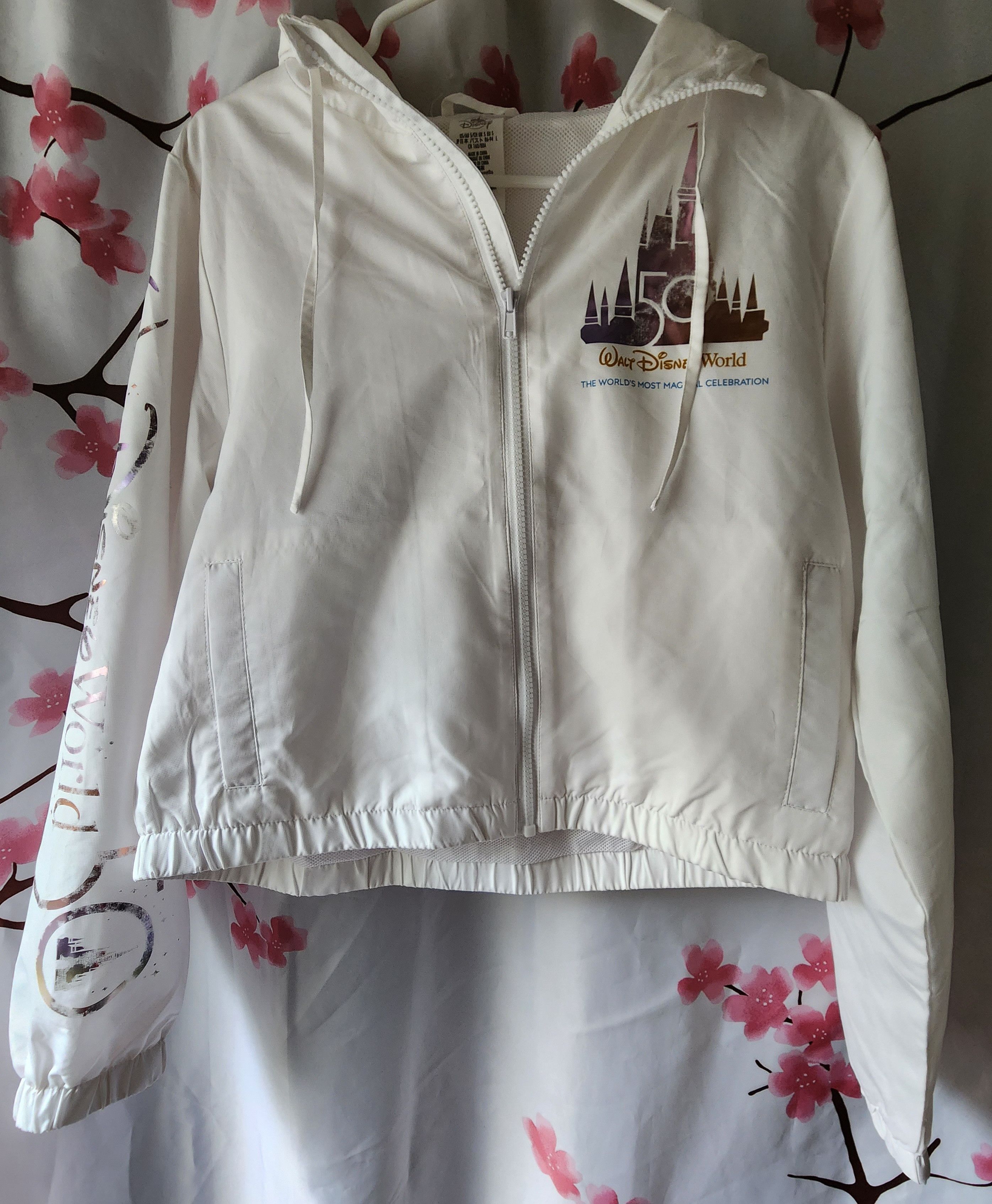 Disney Disney World 50th Anniversary Rosegold Lightweight Jacket S Size S / US 4 / IT 40 - 1 Thumbnail